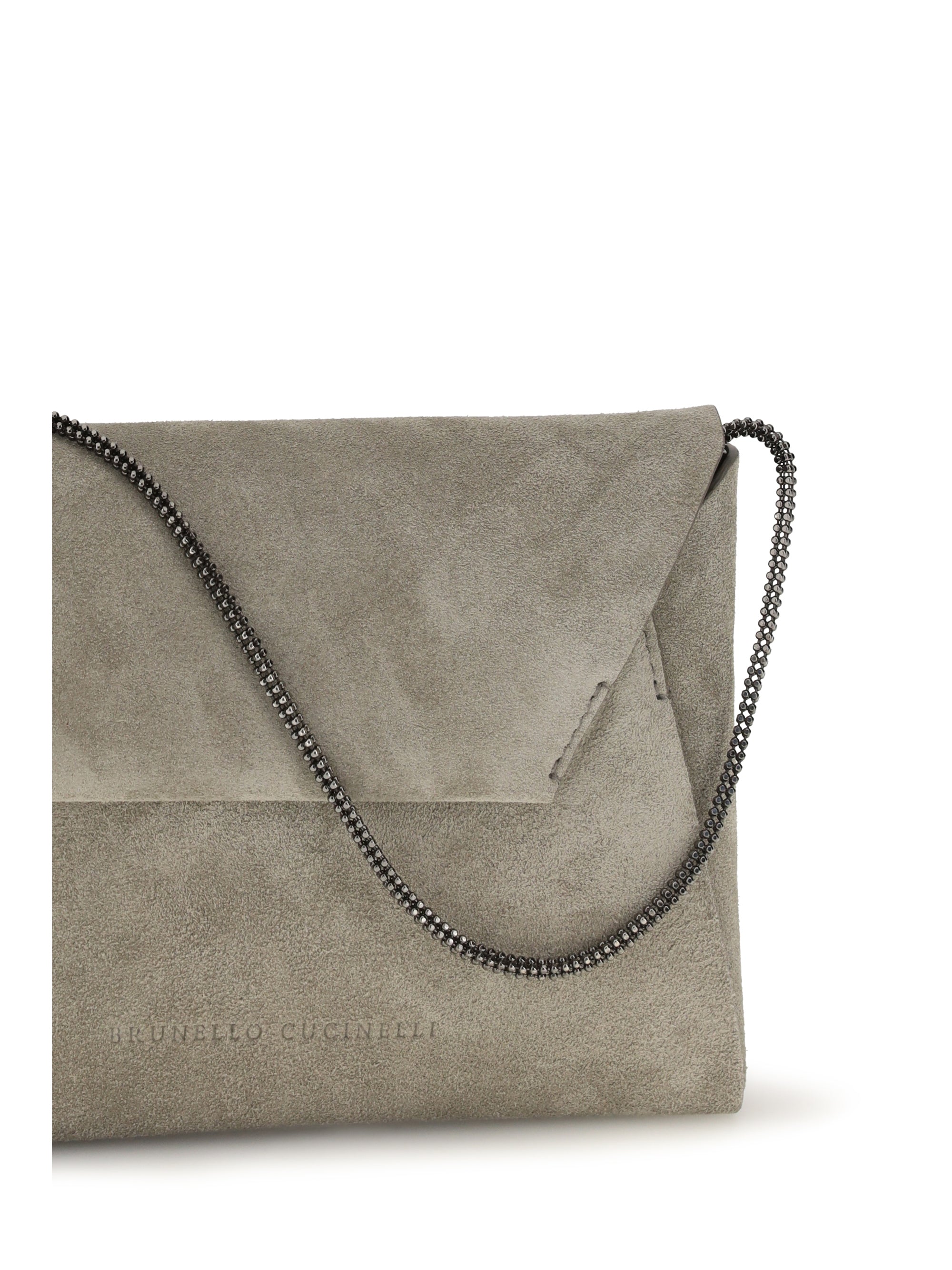 Brunello Cucinelli Women Bc Duo Suede Clutch Bag