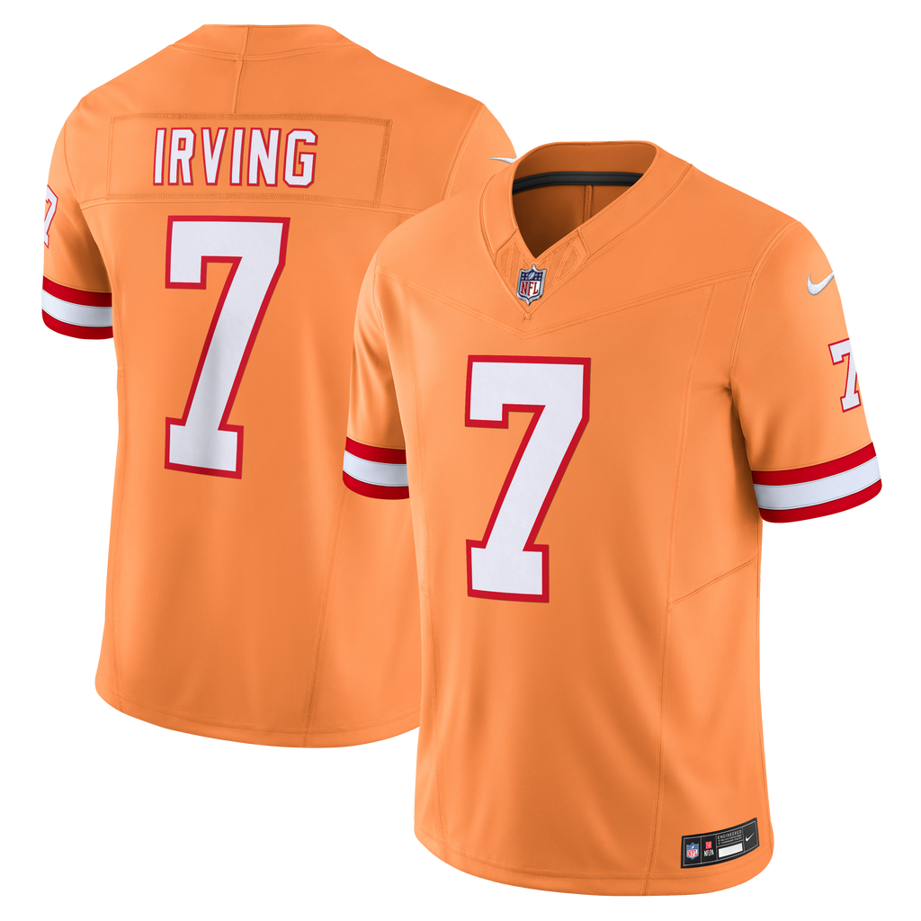 Tampa Bay Buccaneers Bucky Irving Orange Alternate 2 Throwback Vapor F.U.S.E. Limited Jersey