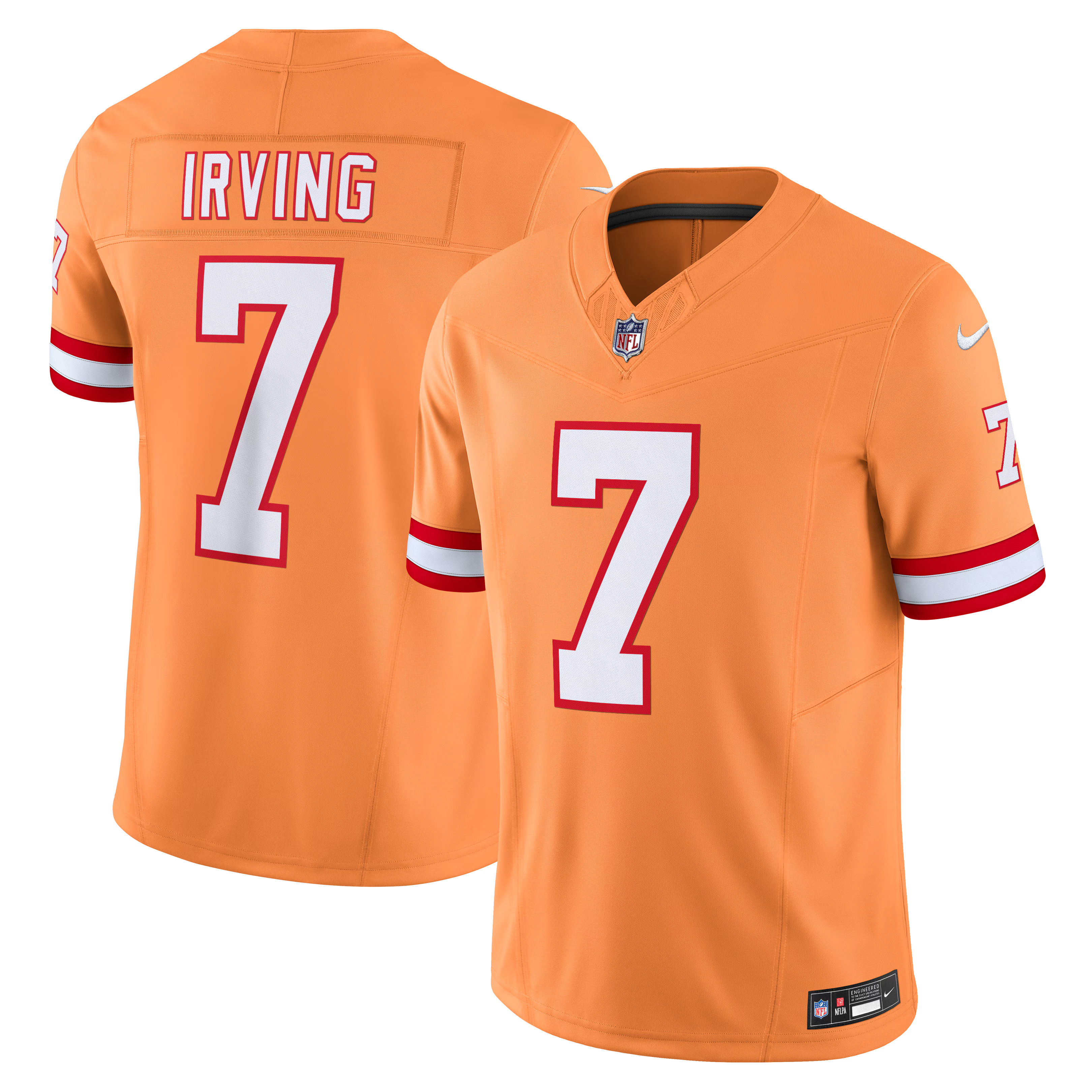 Tampa Bay Buccaneers Bucky Irving Orange Alternate 2 Throwback Vapor F.U.S.E. Limited Jersey