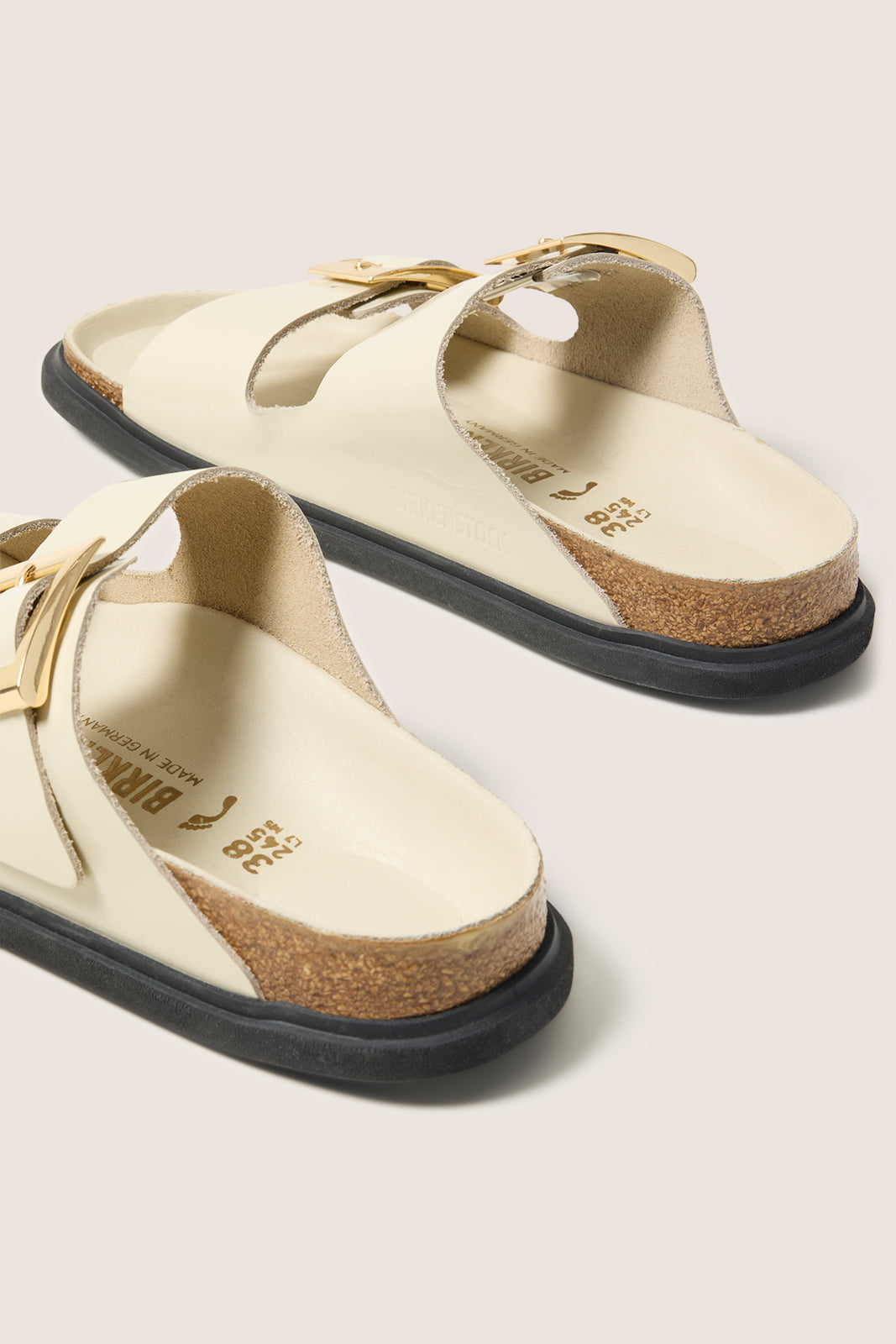 Women's Arizona Droplet Buckle High Shine Sandals