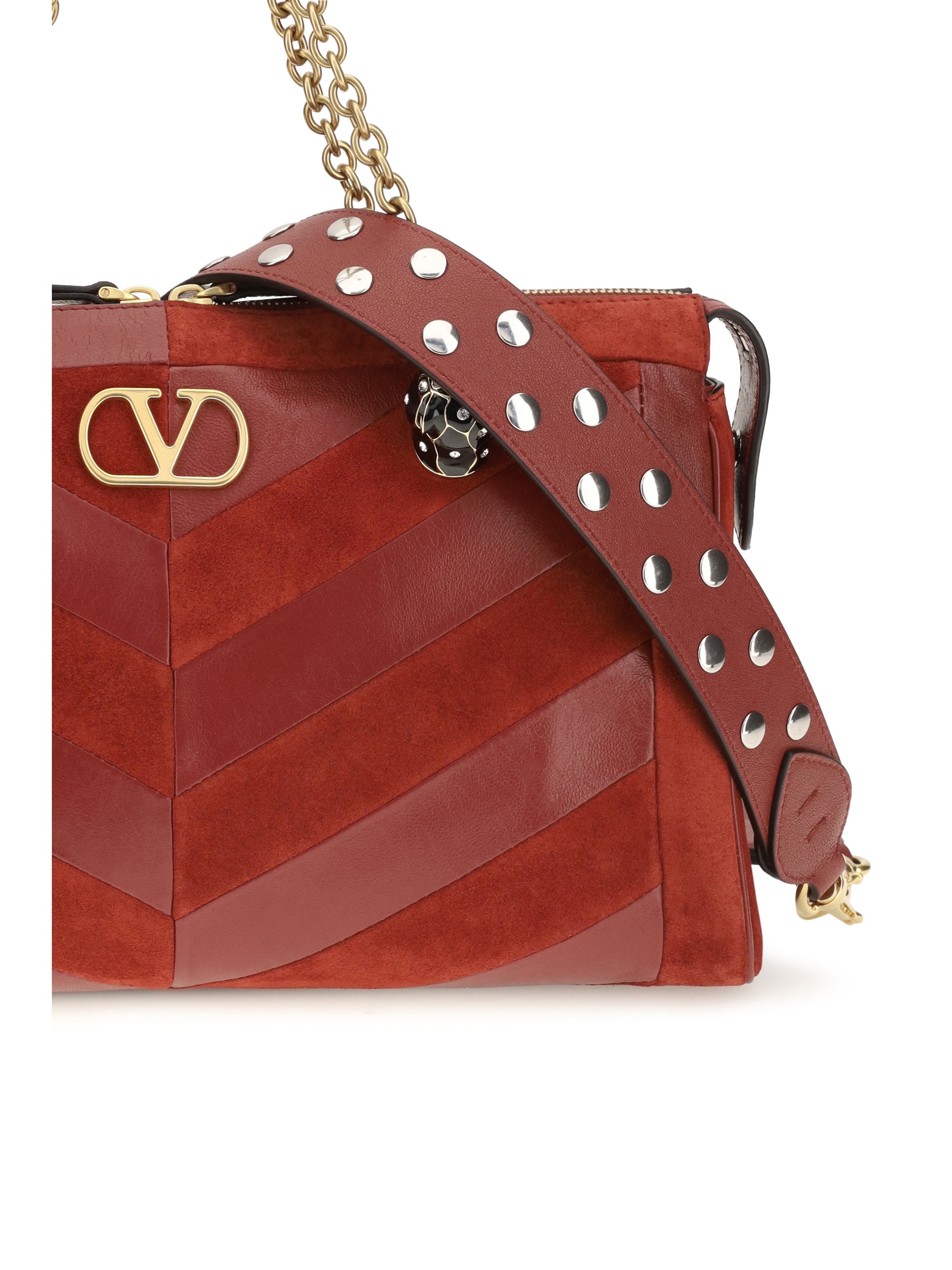 Valentino Garavani Women Medium Chevron Pattern Panthea Shoulder Bag