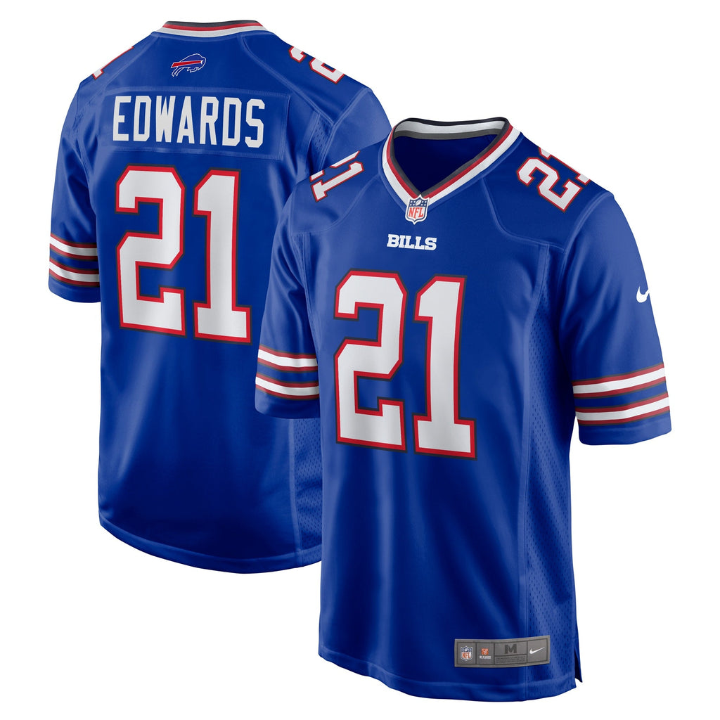 Buffalo Bills Mike Edwards Royal Game Jersey