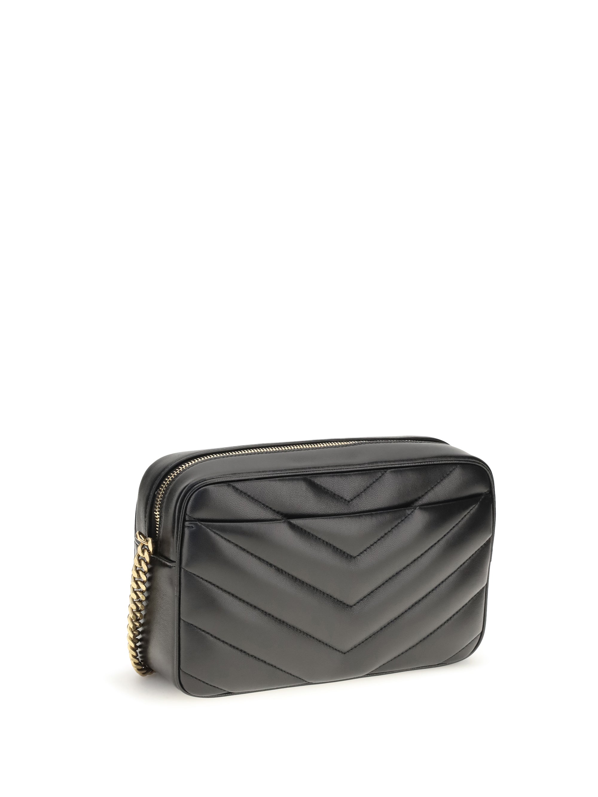 Saint Laurent Women Loulou Matelassé Leather Crossbody Bag