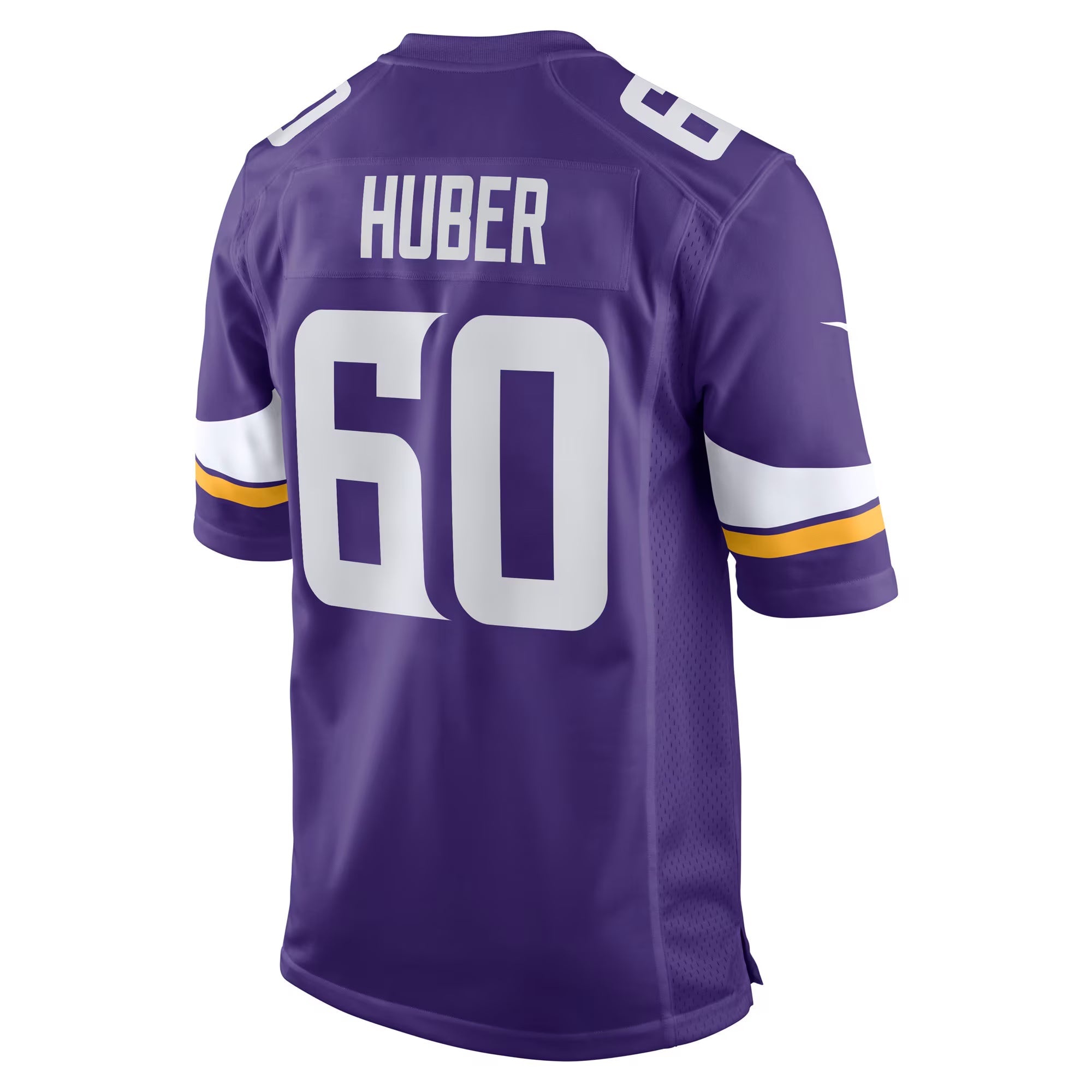 Minnesota Vikings Joe Huber Purple Team Game Jersey