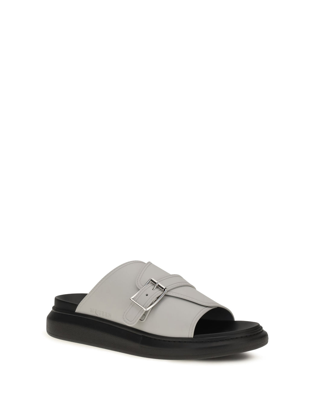 Alexander Mcqueen Men Buckle Slide Sandals