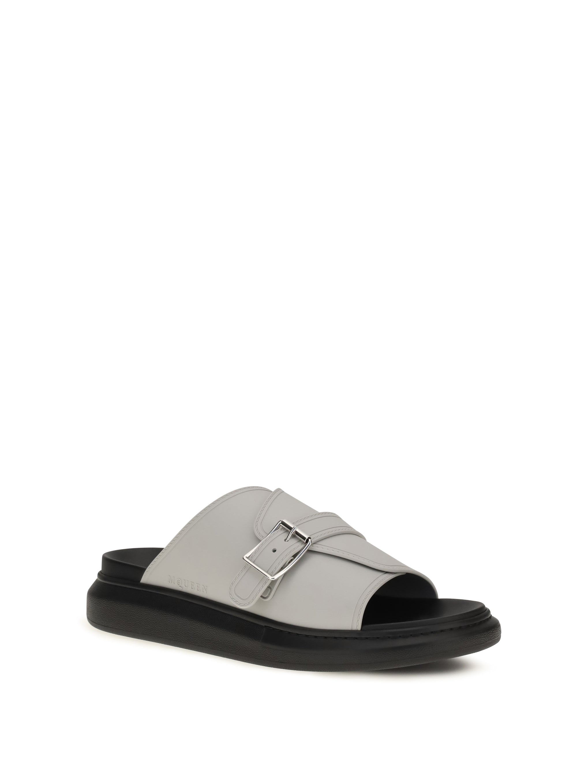 Alexander Mcqueen Men Buckle Slide Sandals