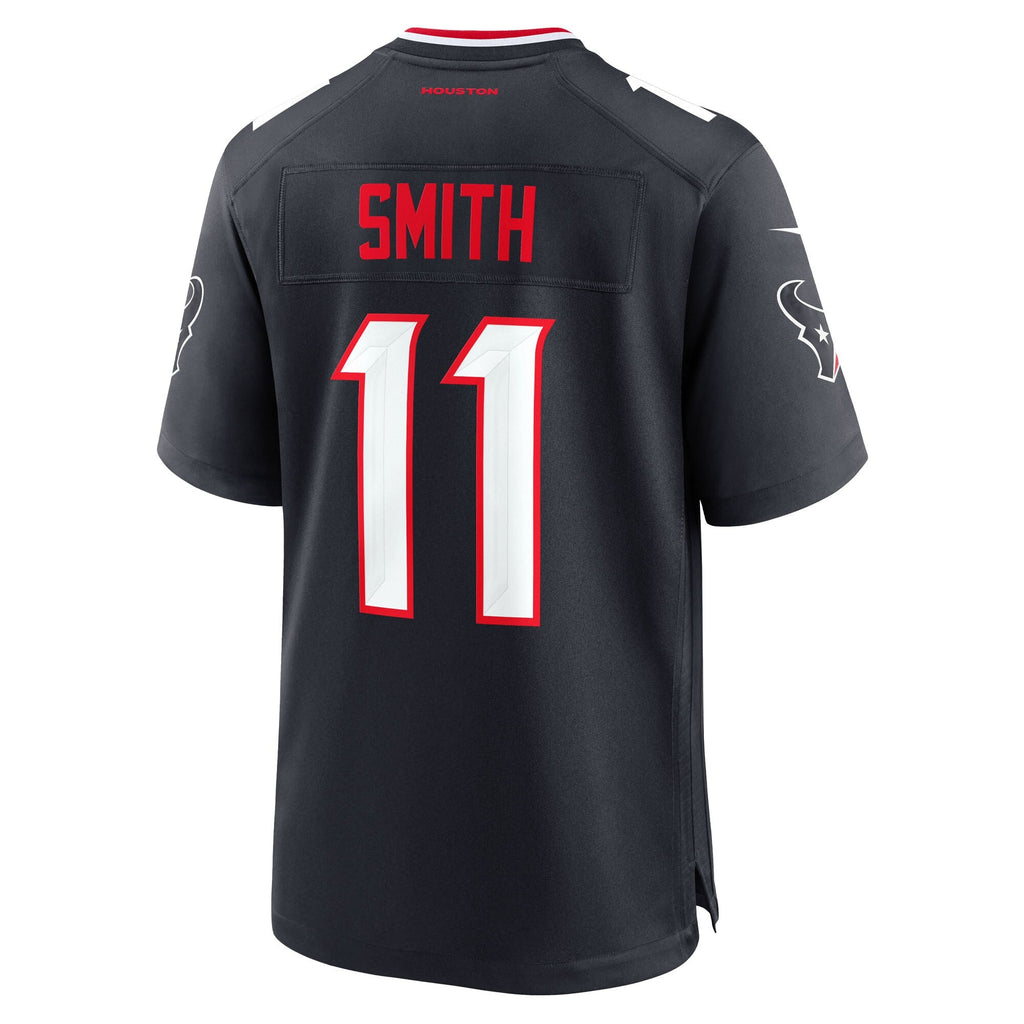 Houston Texans Tremon Smith Navy Team Game Jersey