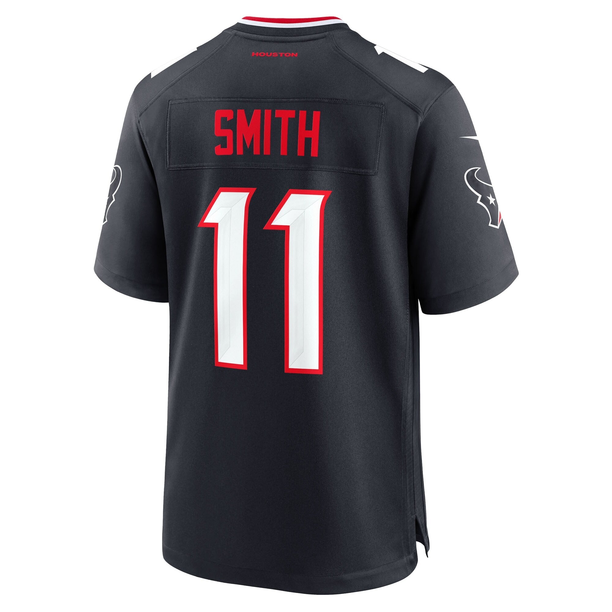 Houston Texans Tremon Smith Navy Team Game Jersey