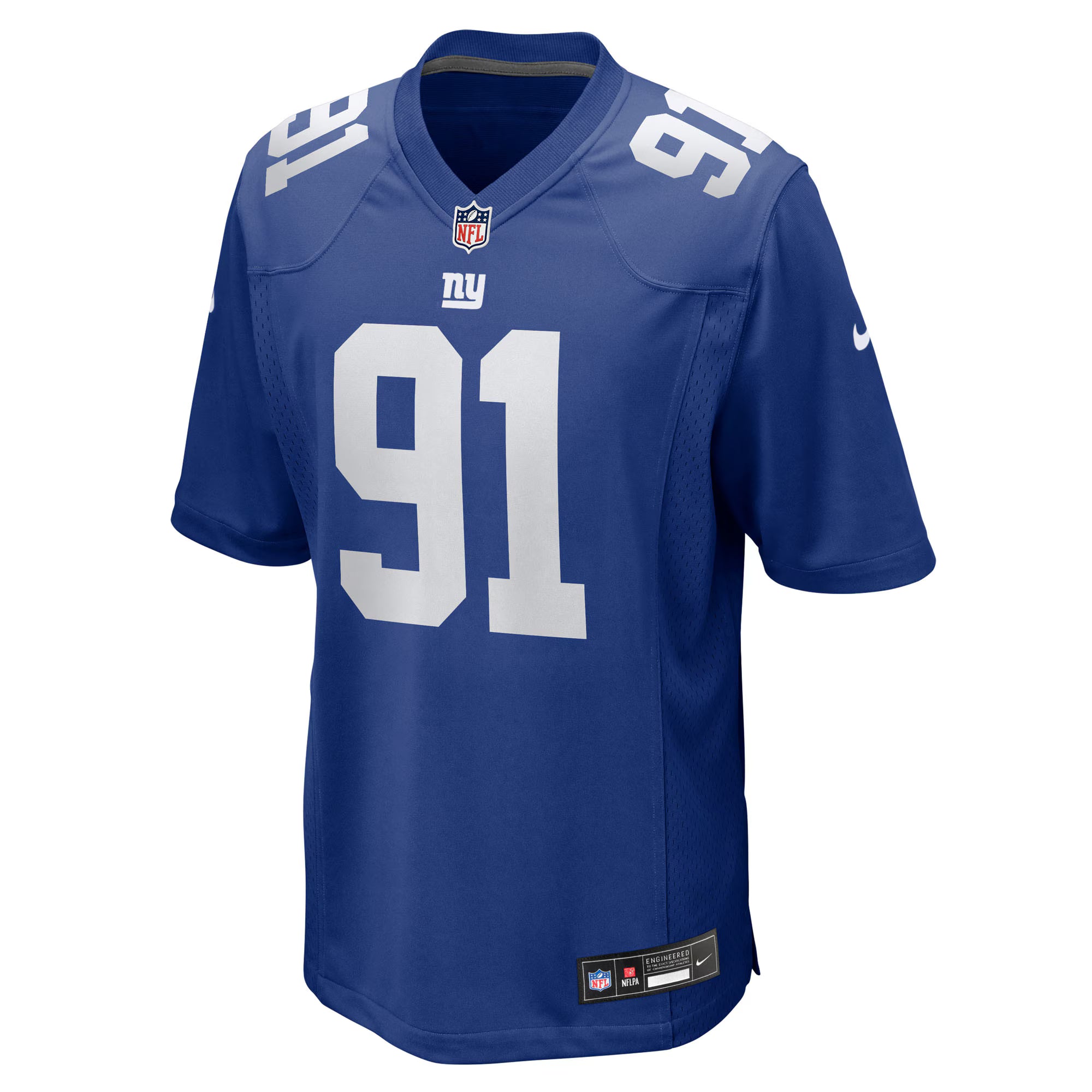 New York Giants Darius Alexander Royal Team Game Jersey