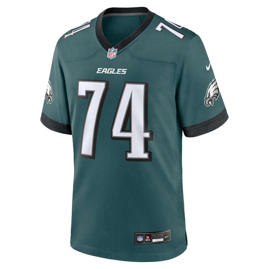 Philadelphia Eagles Fred Johnson Midnight Green Team Game Jersey