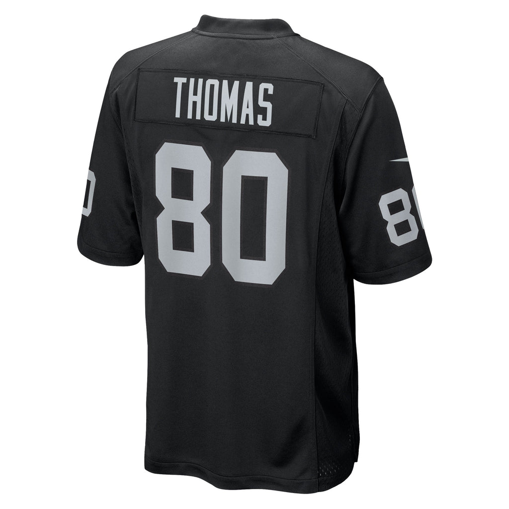 Las Vegas Raiders Ian Thomas Black Team Game Jersey