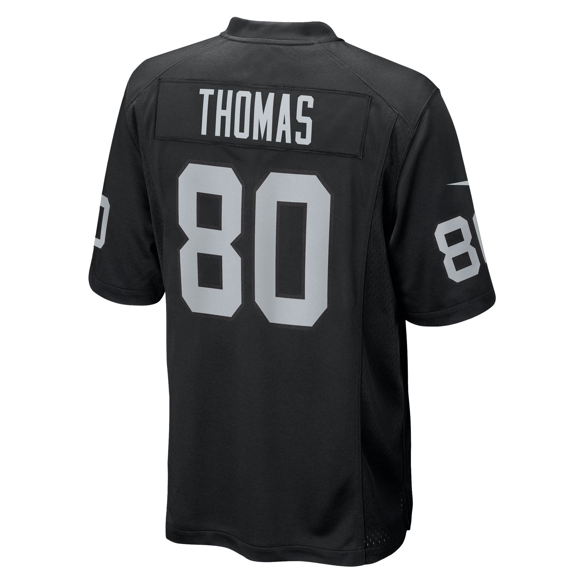 Las Vegas Raiders Ian Thomas Black Team Game Jersey