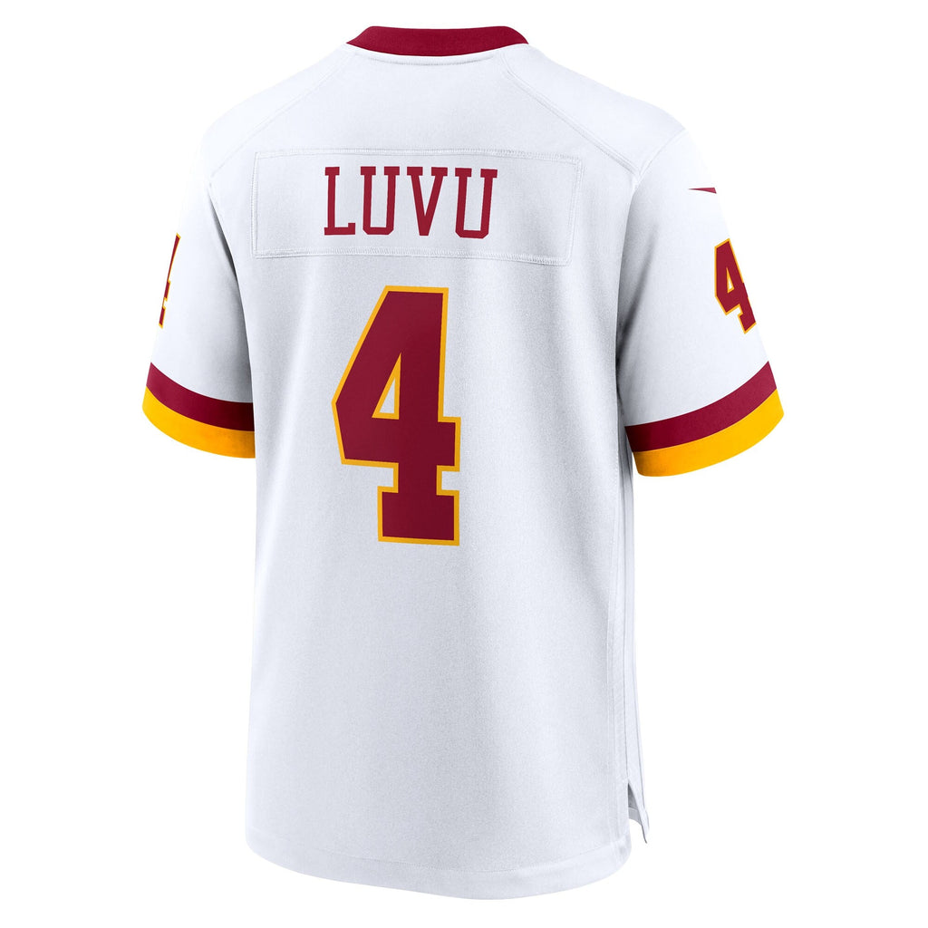 Washington Commanders Frankie Luvu White Game Super Bowl Era Jersey