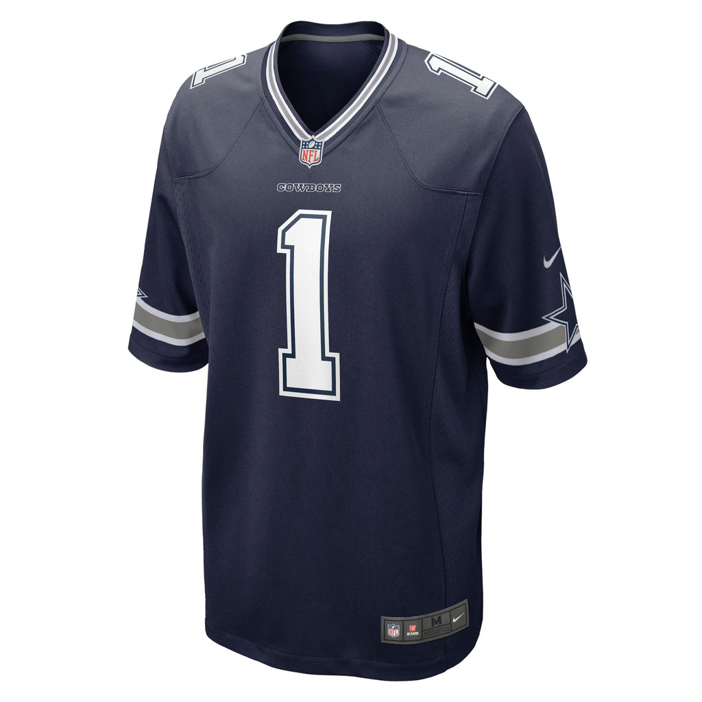 Dallas Cowboys Number 1 Dad Navy Game Jersey