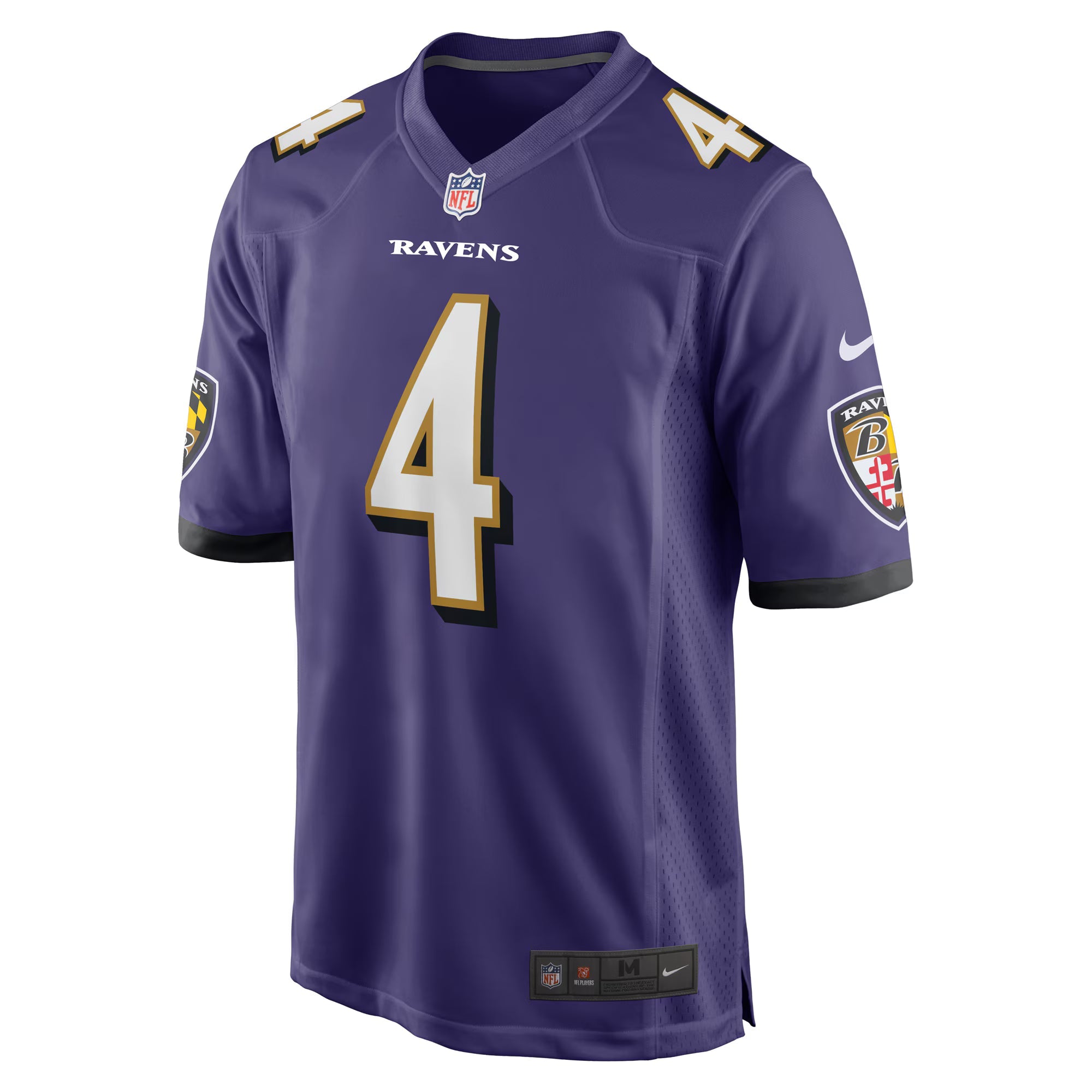 Baltimore Ravens Zay Flowers Purple Game Jersey
