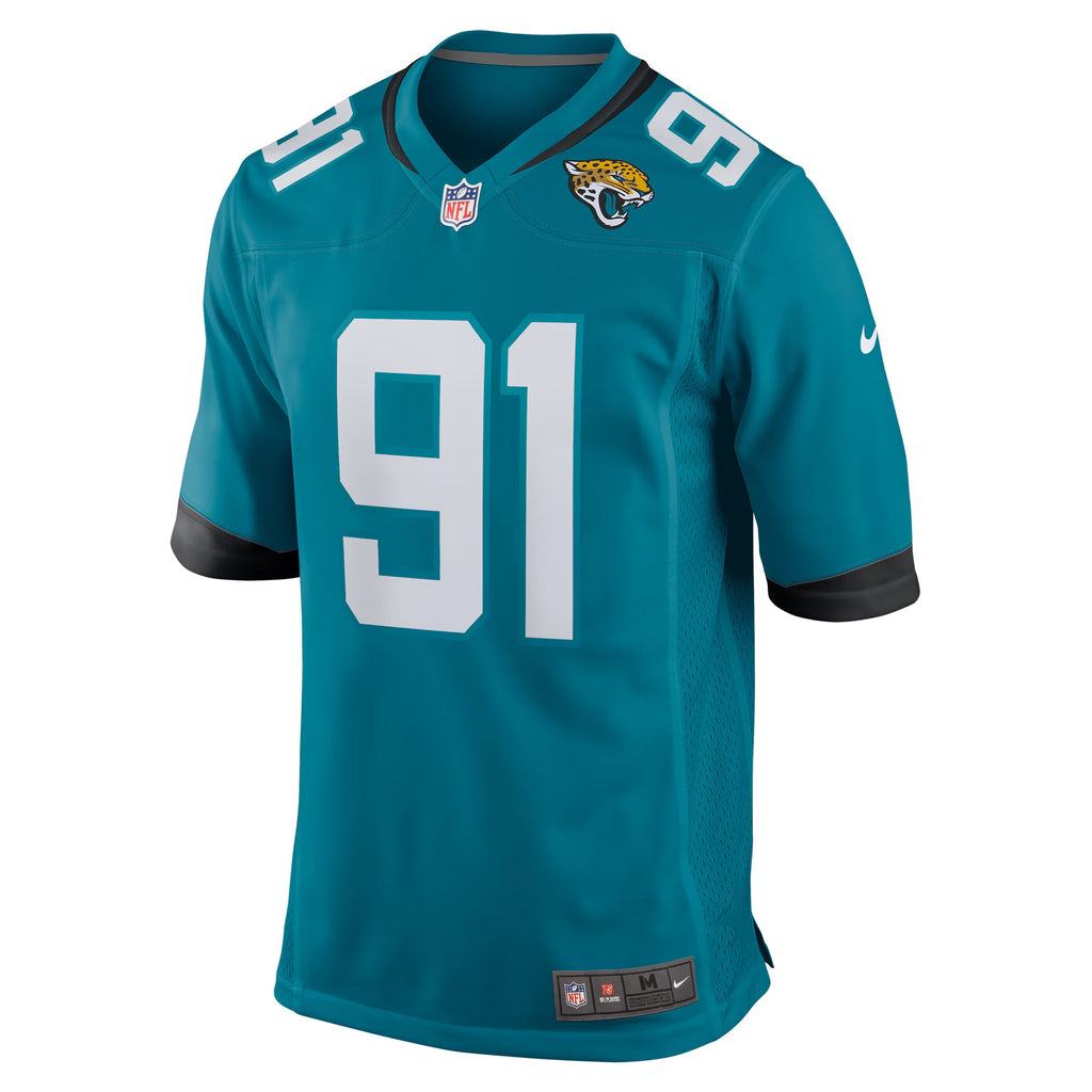 Jacksonville Jaguars Arik Armstead Teal Team Game Jersey