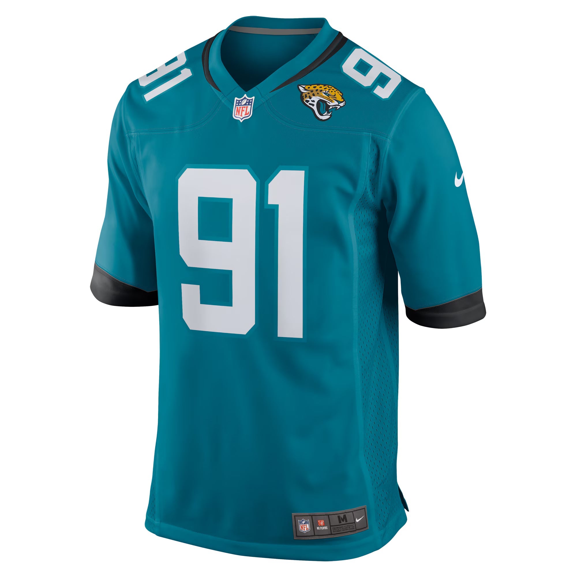 Jacksonville Jaguars Arik Armstead Teal Team Game Jersey