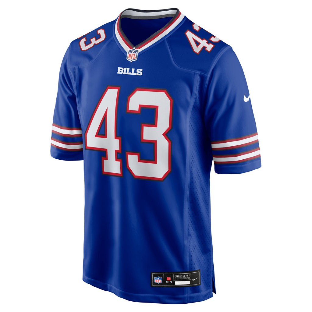 Buffalo Bills Dorian Strong Royal Team Game Jersey