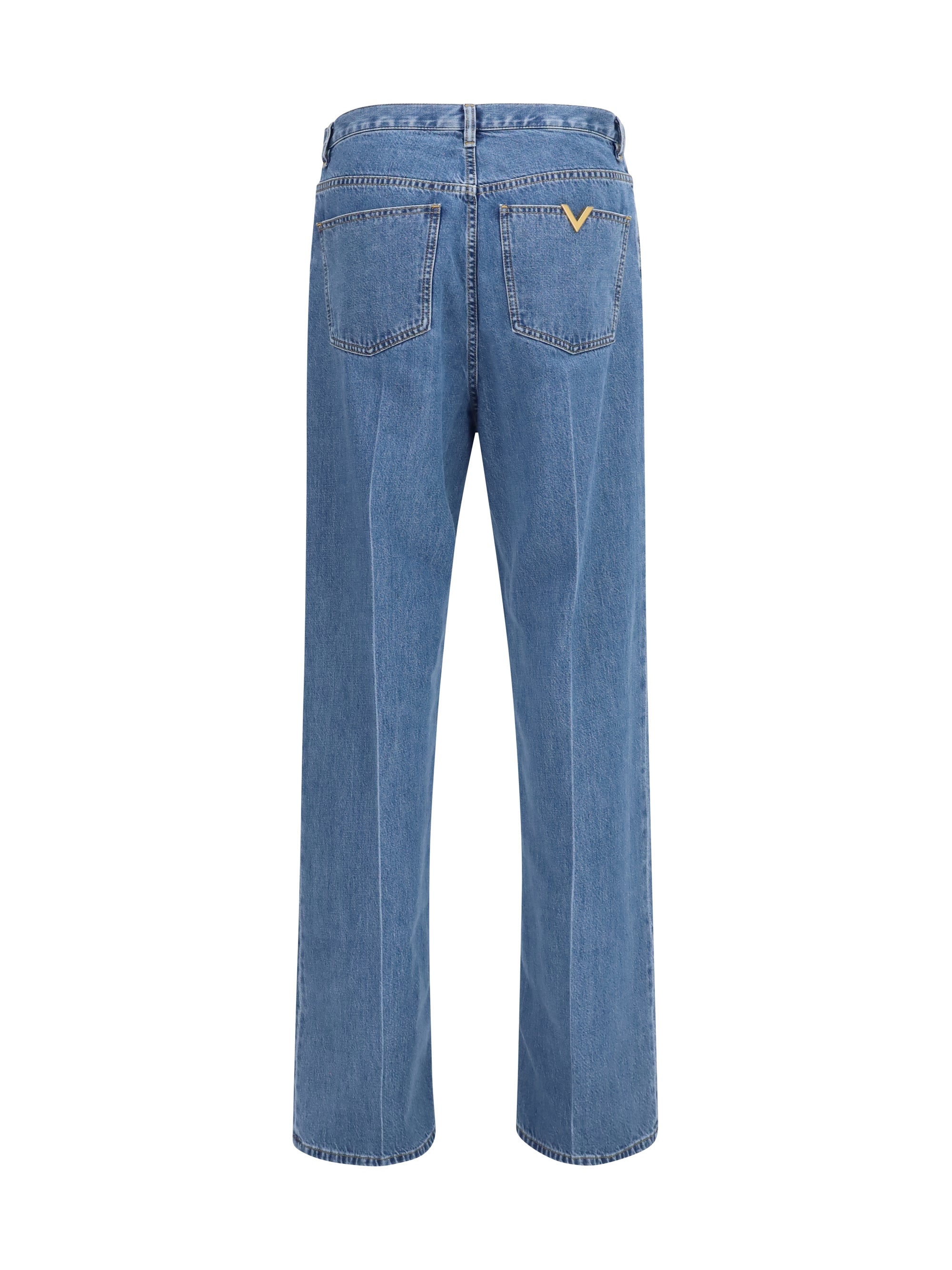Valentino Men Straight-Leg Denim Jeans
