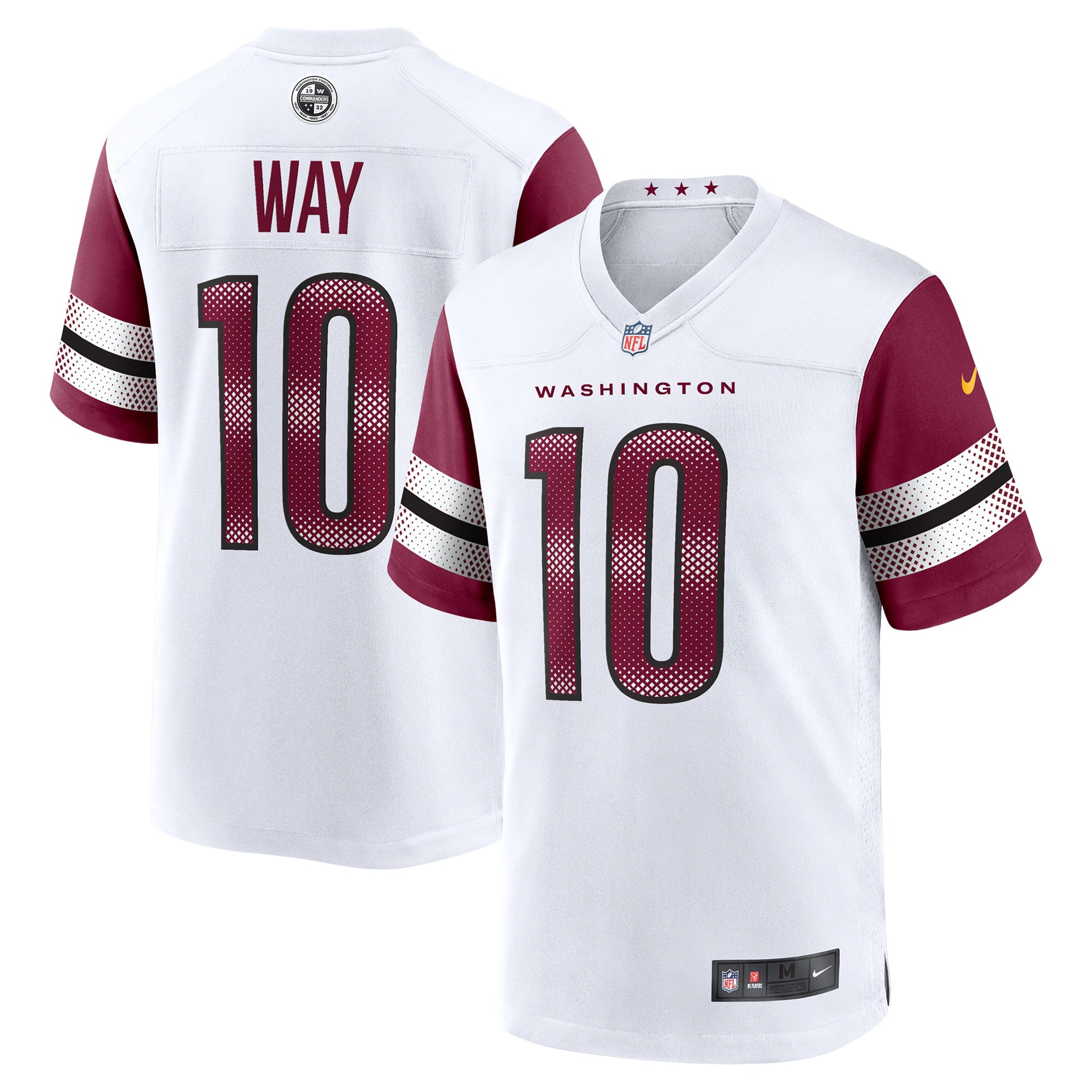 Washington Commanders Tress Way White Game Jersey