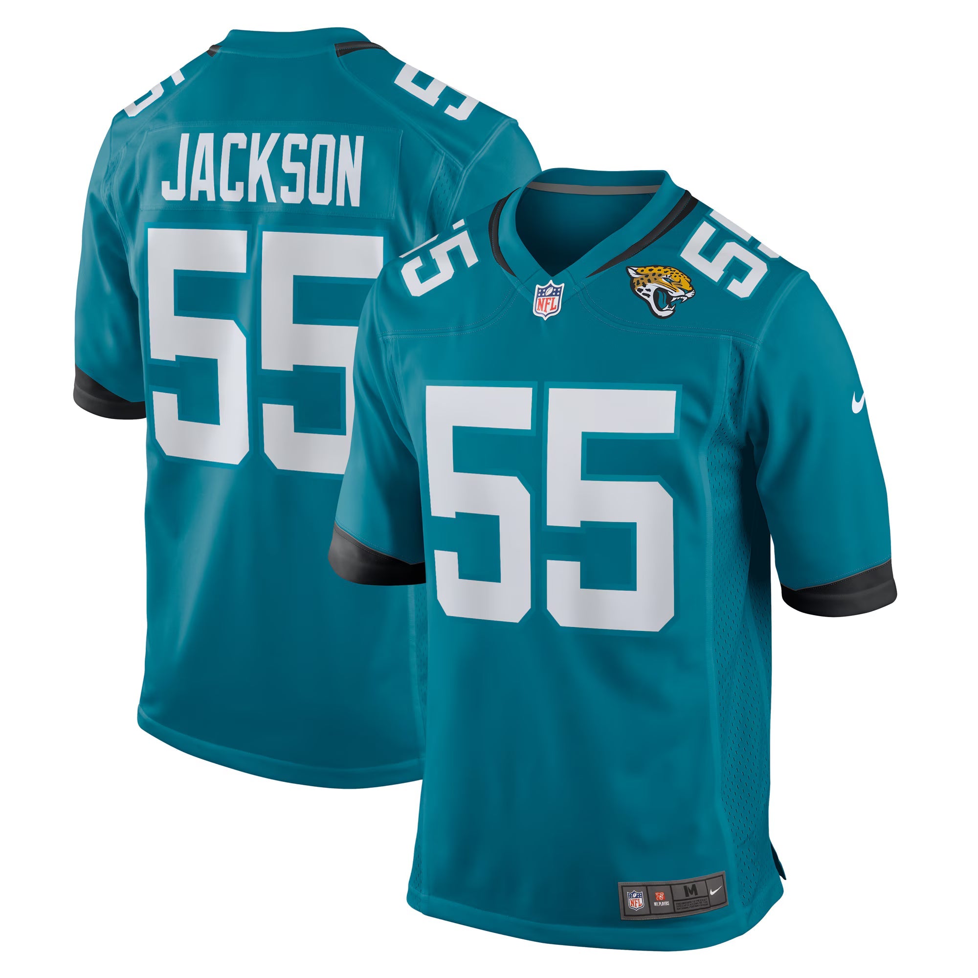 Jacksonville Jaguars Dequan Jackson Teal Game Jersey