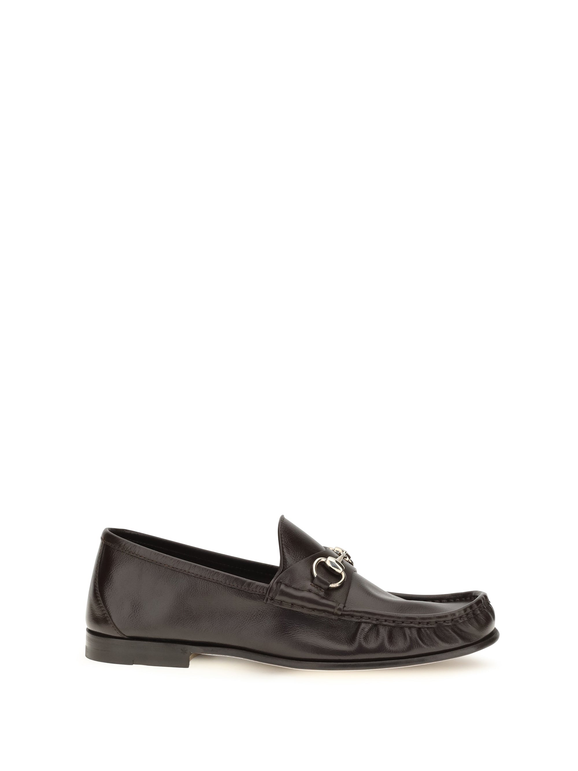 Gucci Men Lugano Leather Loafers