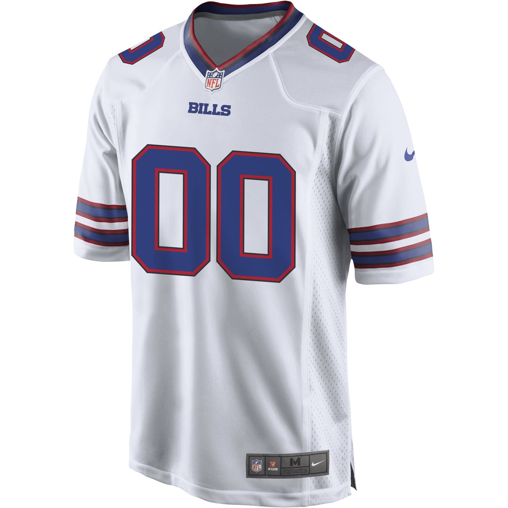 Buffalo Bills White Custom Game Jersey