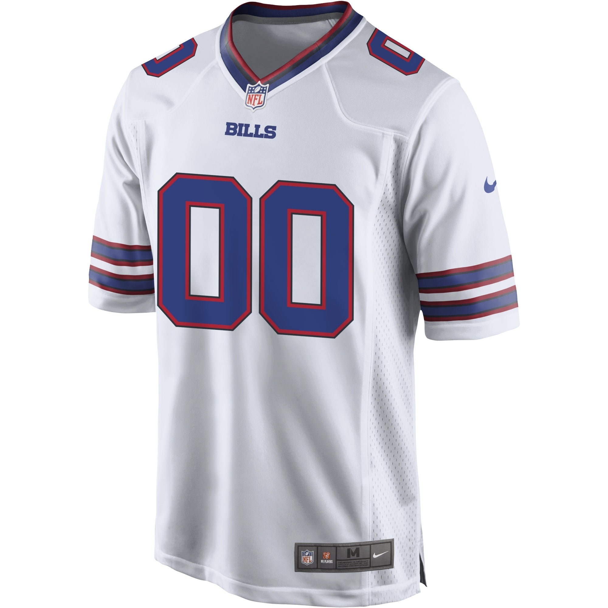 Buffalo Bills White Custom Game Jersey