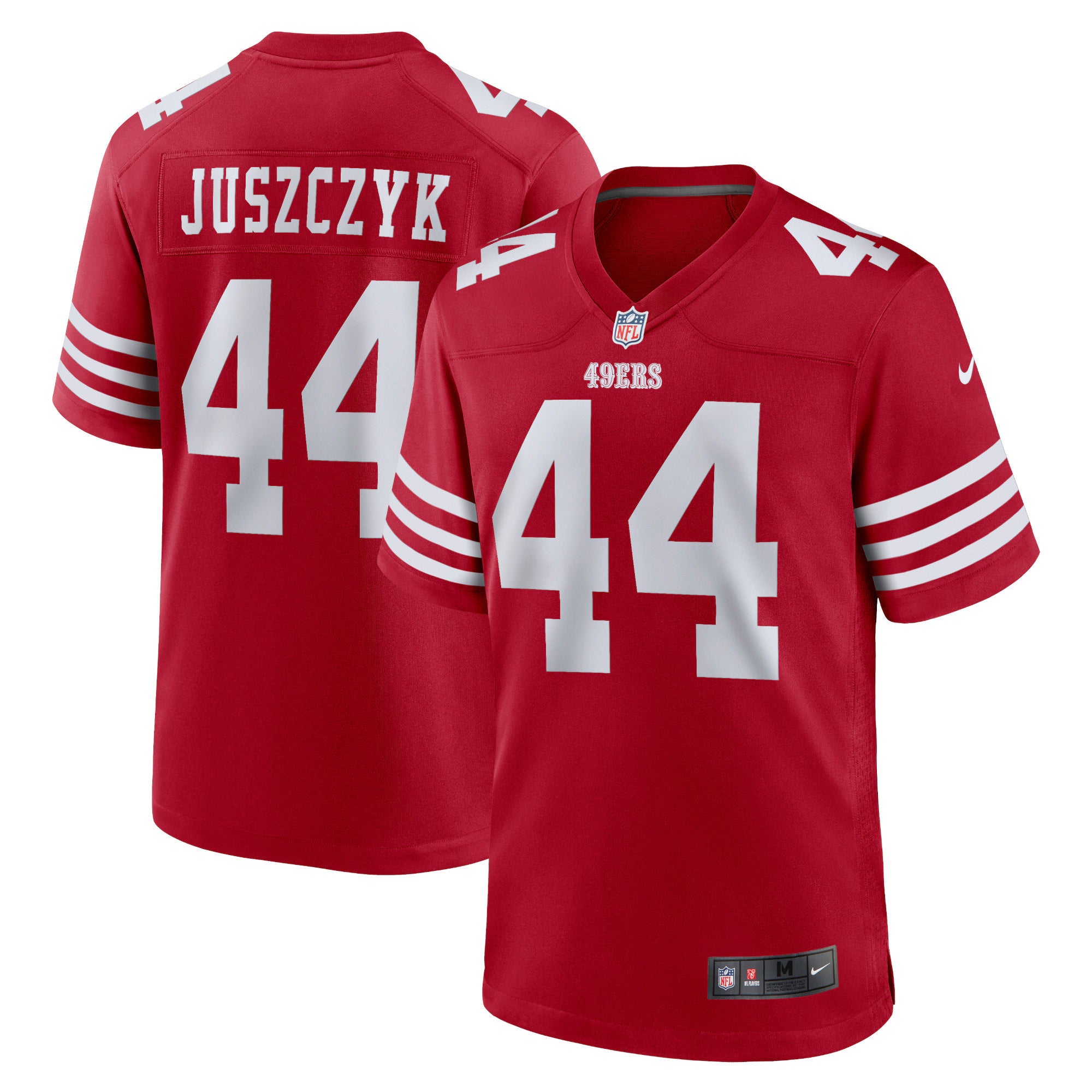 San Francisco 49ers Kyle Juszczyk Scarlet Player Game Jersey