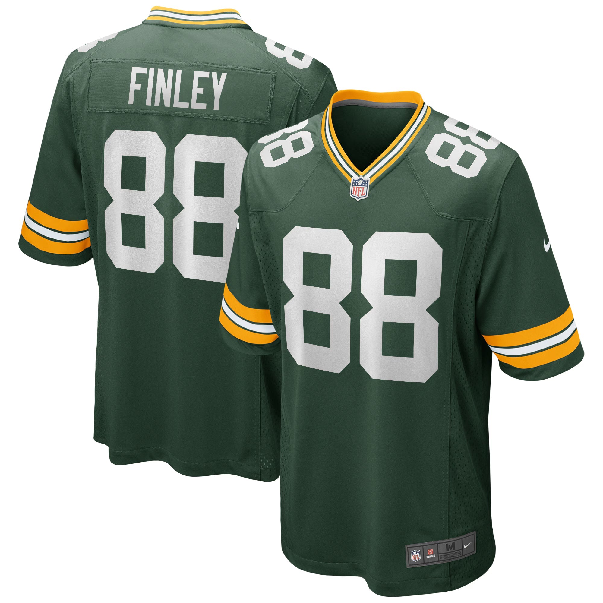 Green Bay Packers Jermichael Finley Green Game Retired Player Jersey