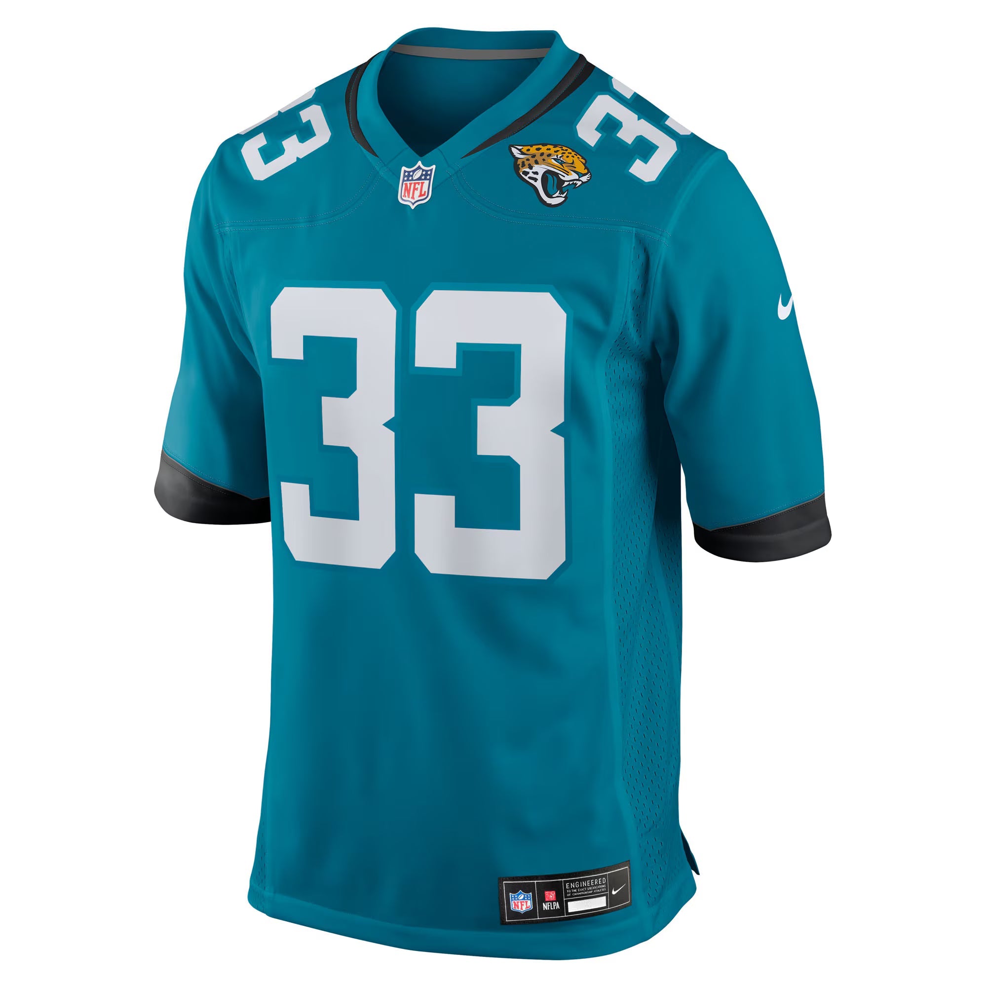 Jacksonville Jaguars Bhayshul Tuten Teal Team Game Jersey