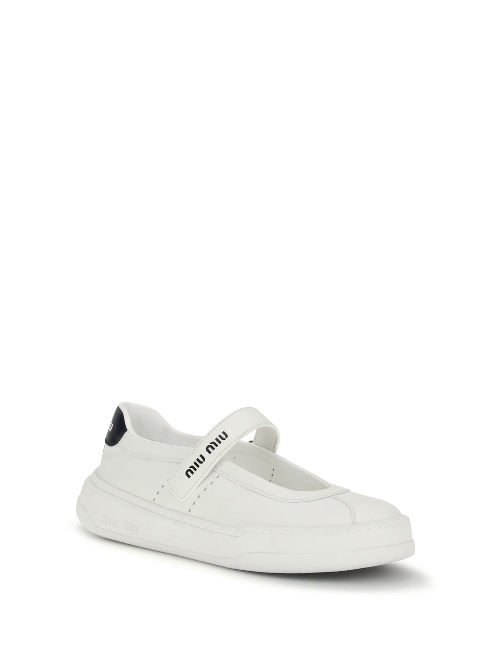 Miu Miu Women Leather Ballerinas Sneakers