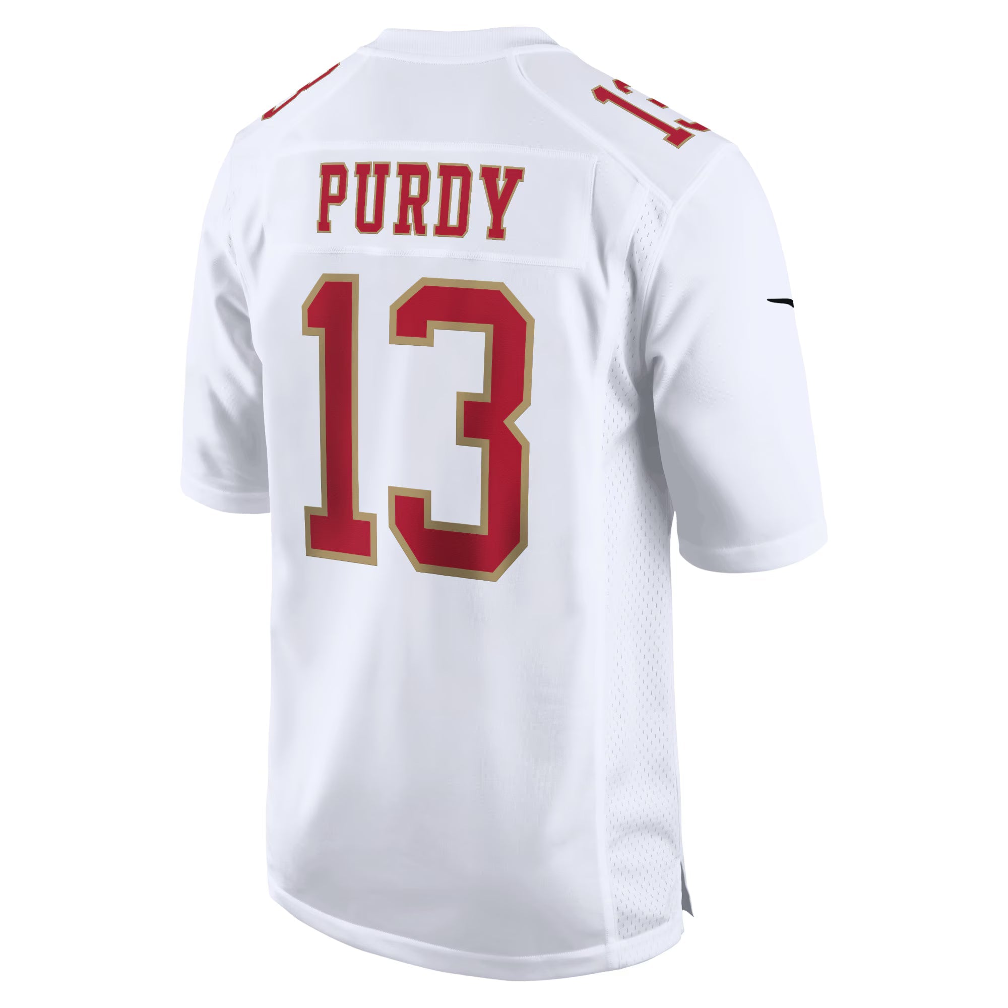 San Francisco 49ers Brock Purdy Tundra White Fashion Game Jersey