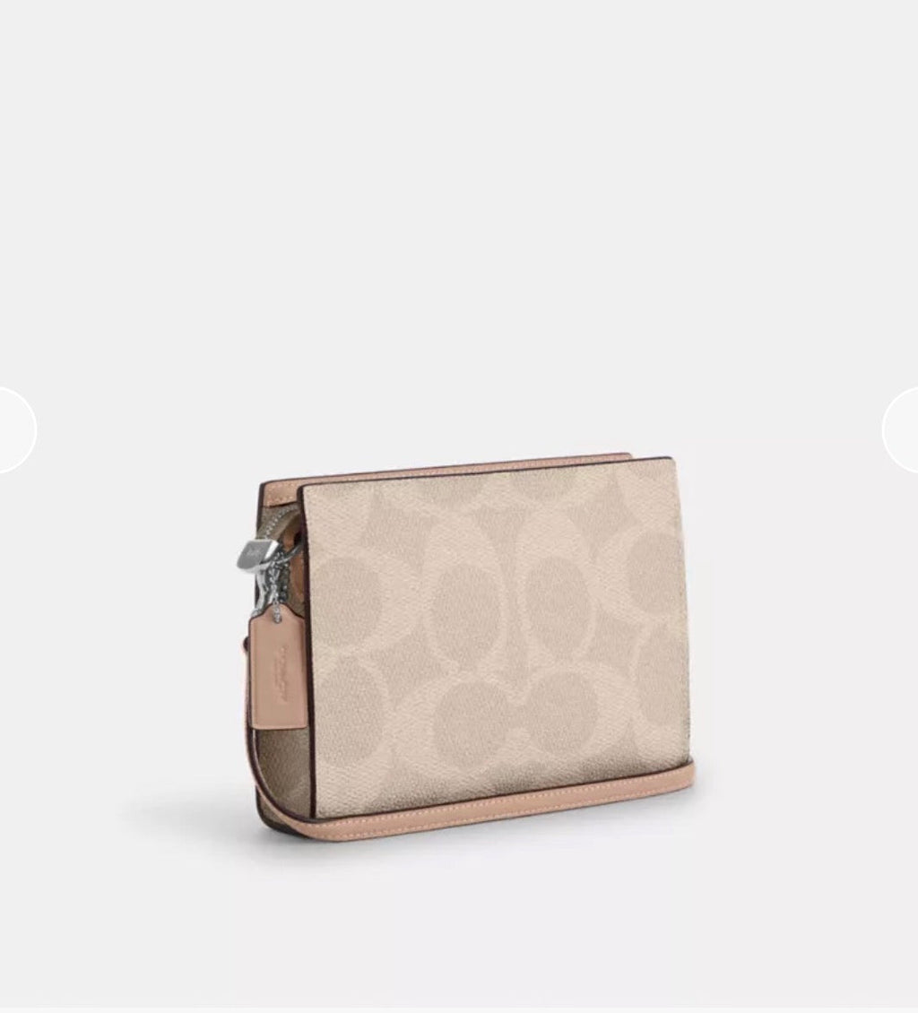 NWT Coach Slim Crossbody Bag In Sketch Signature Canvas
