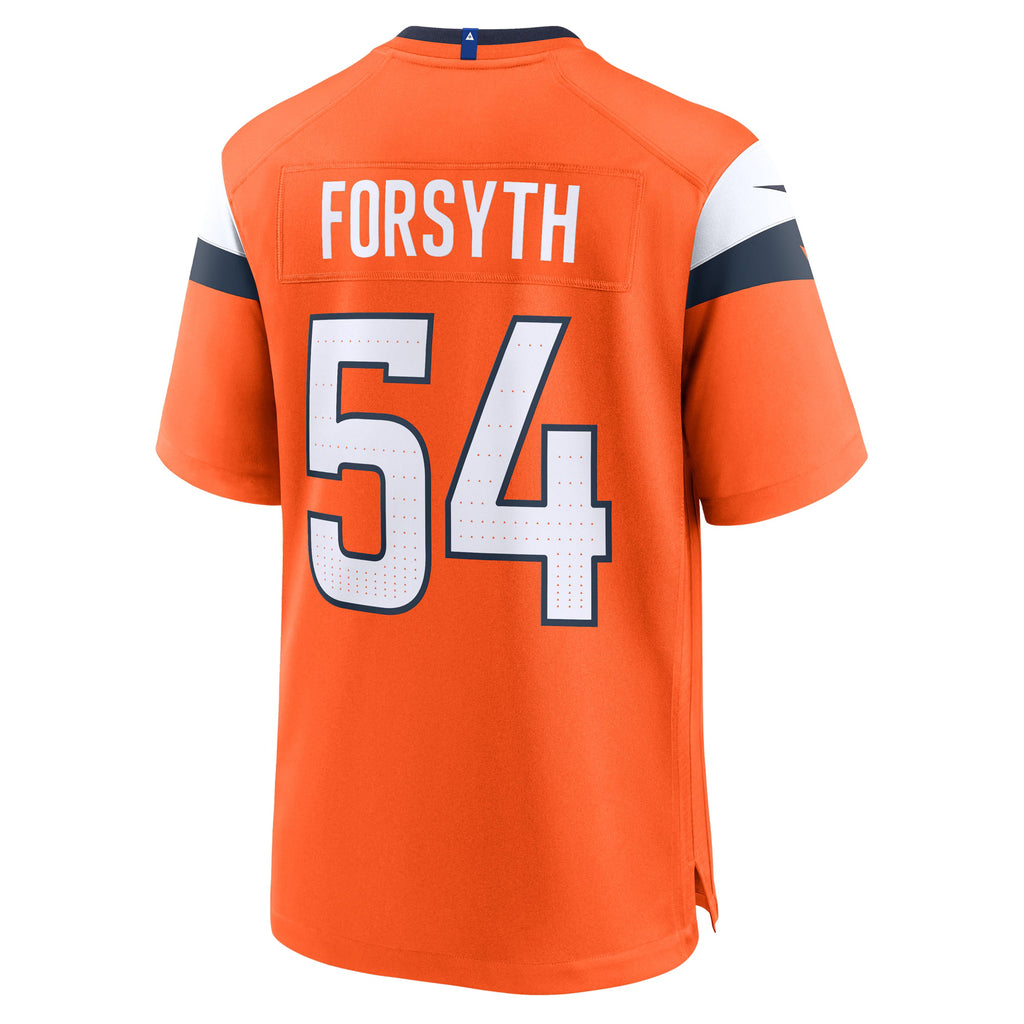Denver Broncos Alex Forsyth Orange Team Game Jersey