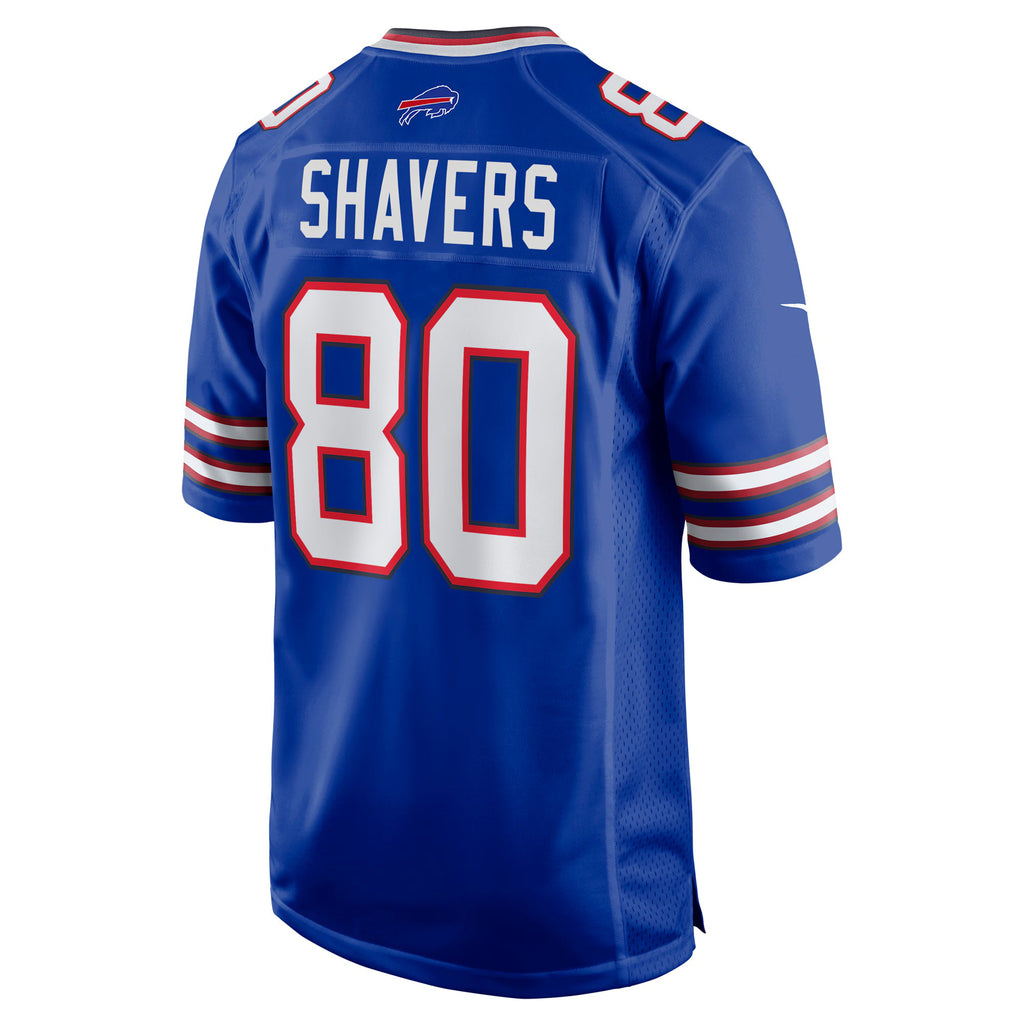 Buffalo Bills Tyrell Shavers Royal Team Game Jersey