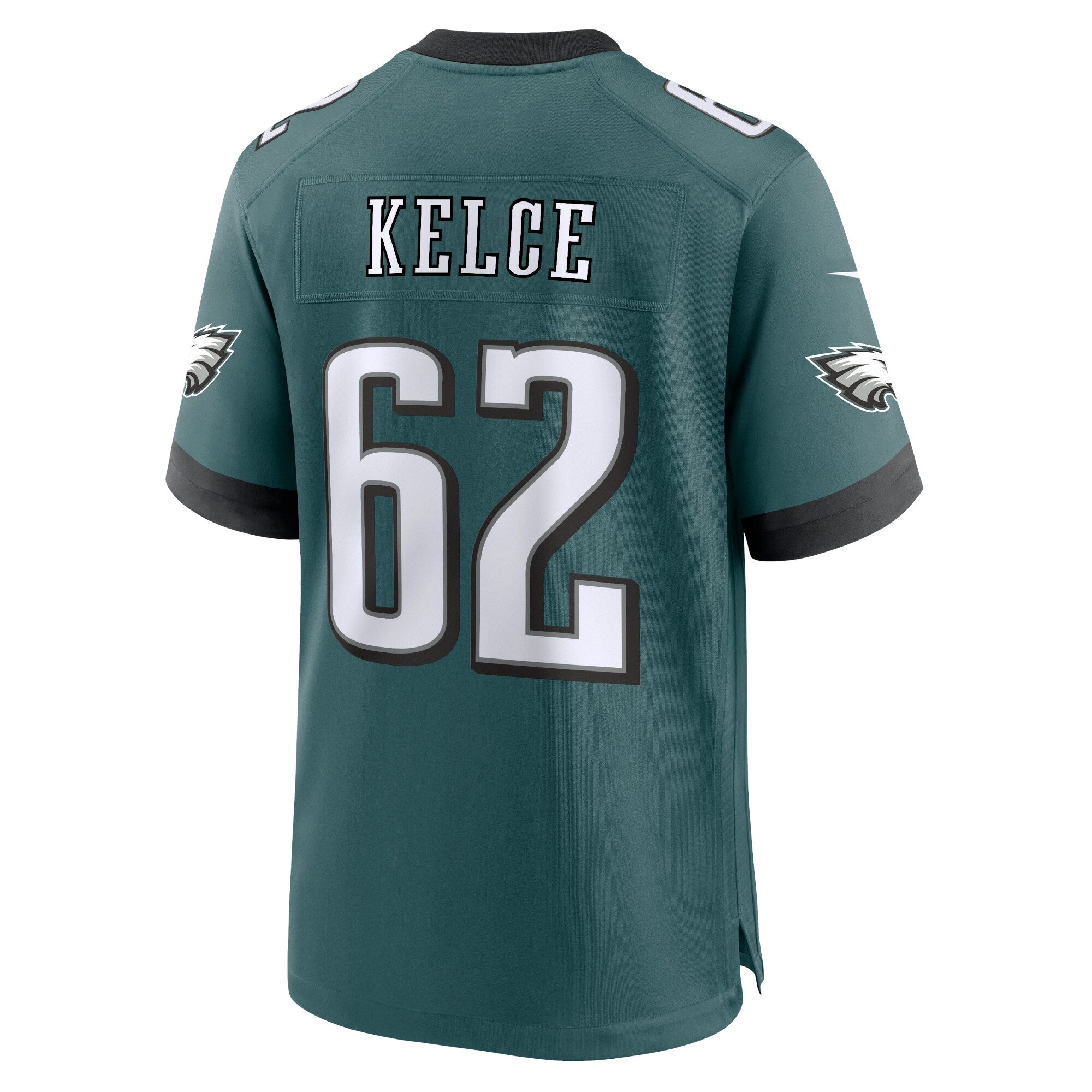 Philadelphia Eagles Jason Kelce Midnight Green Team Game Jersey