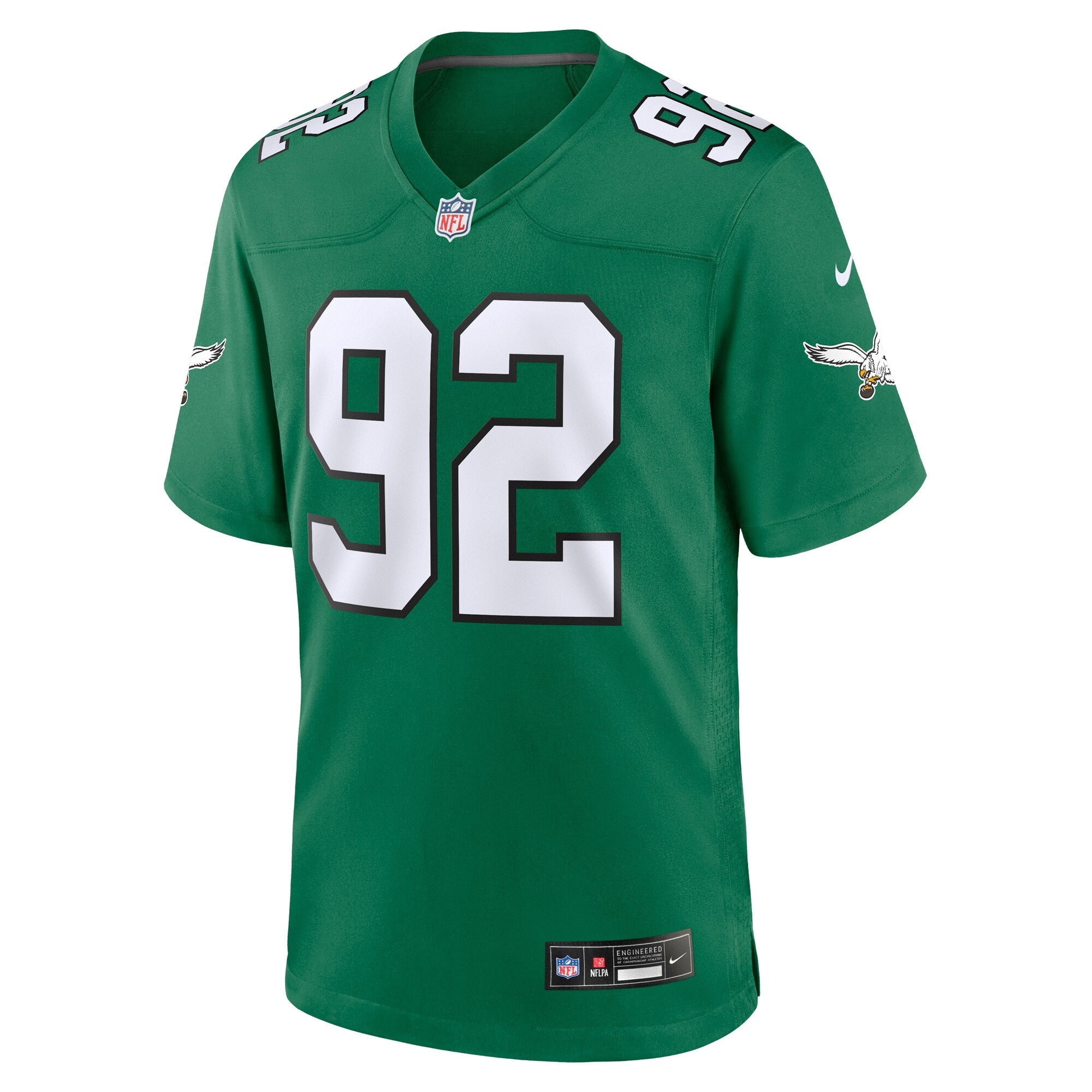 Philadelphia Eagles Reggie White Kelly Green Retired Player Alternate Game Jersey