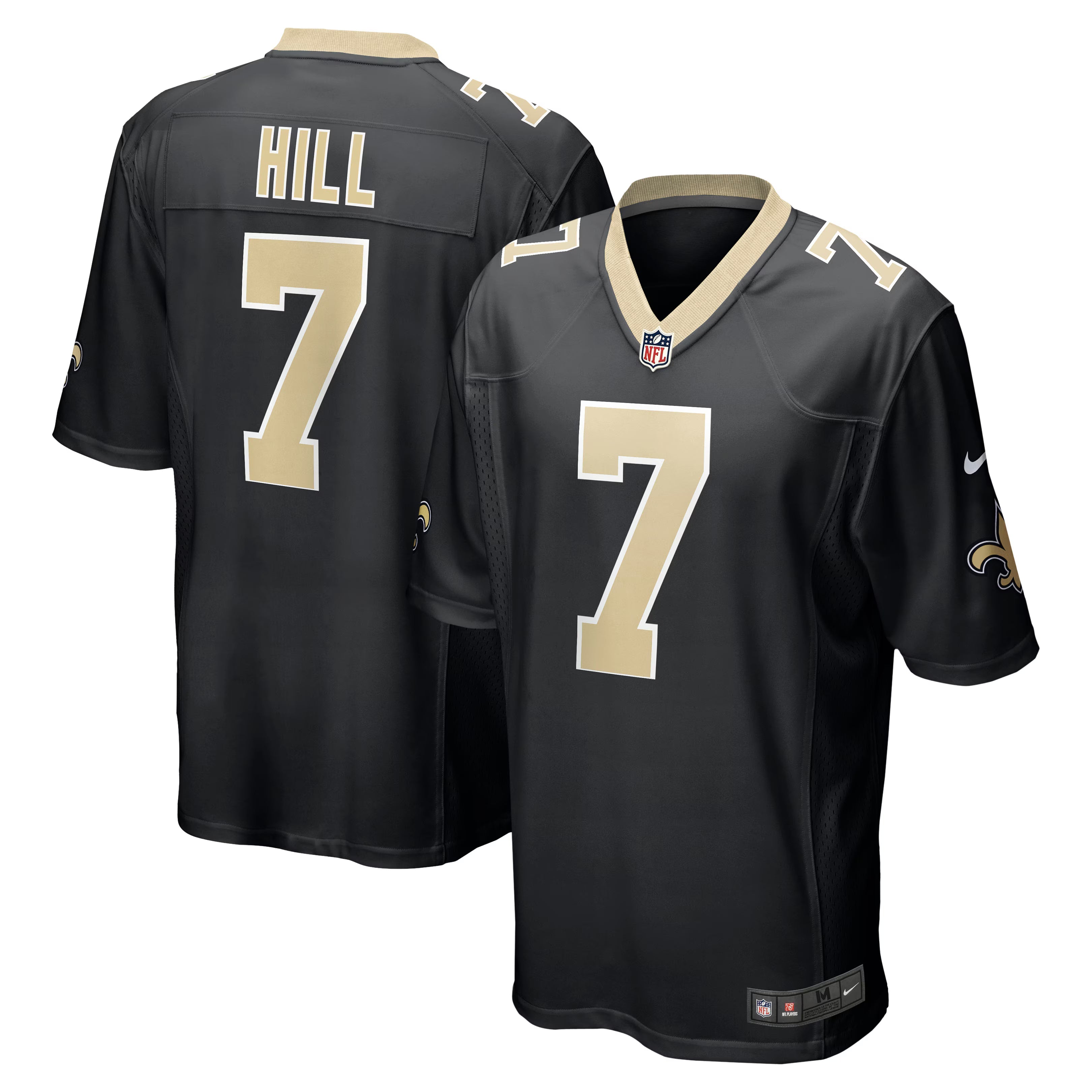 New Orleans Saints Taysom Hill Black Game Jersey