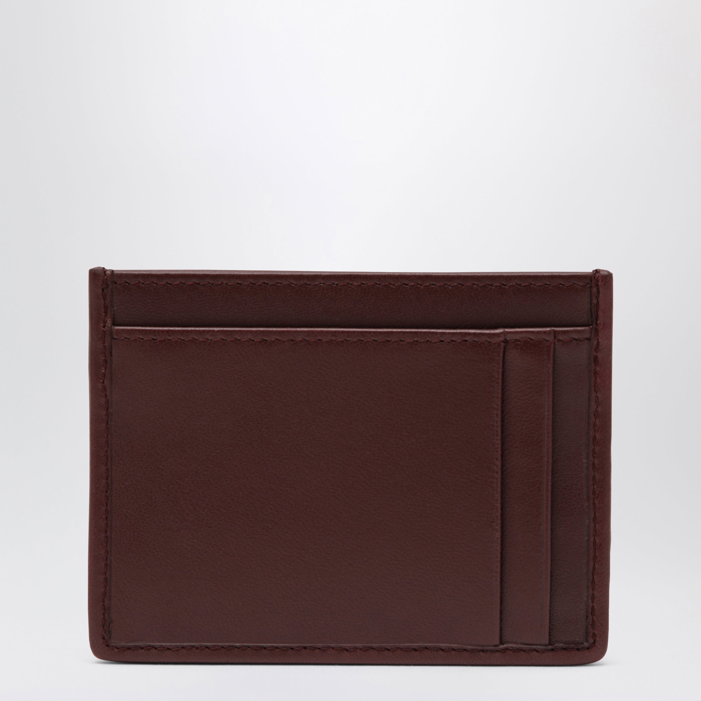 Miu Miu Bordeaux Matelasse Nappa Card Holder Women