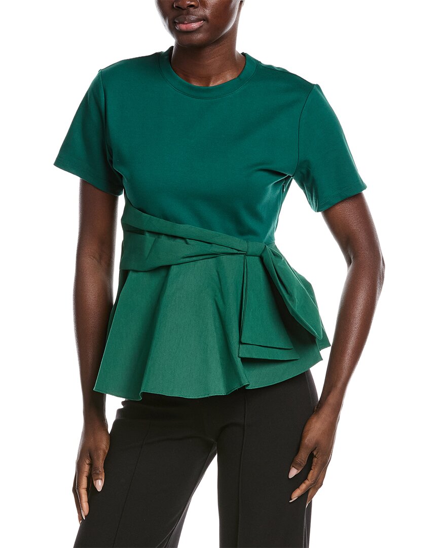 Gracia Crewneck Oversized Bow Top