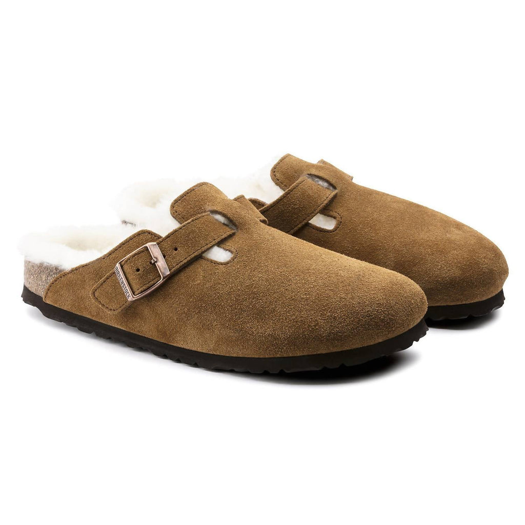 Women's Boston Vl Shearling Clogs In Mink