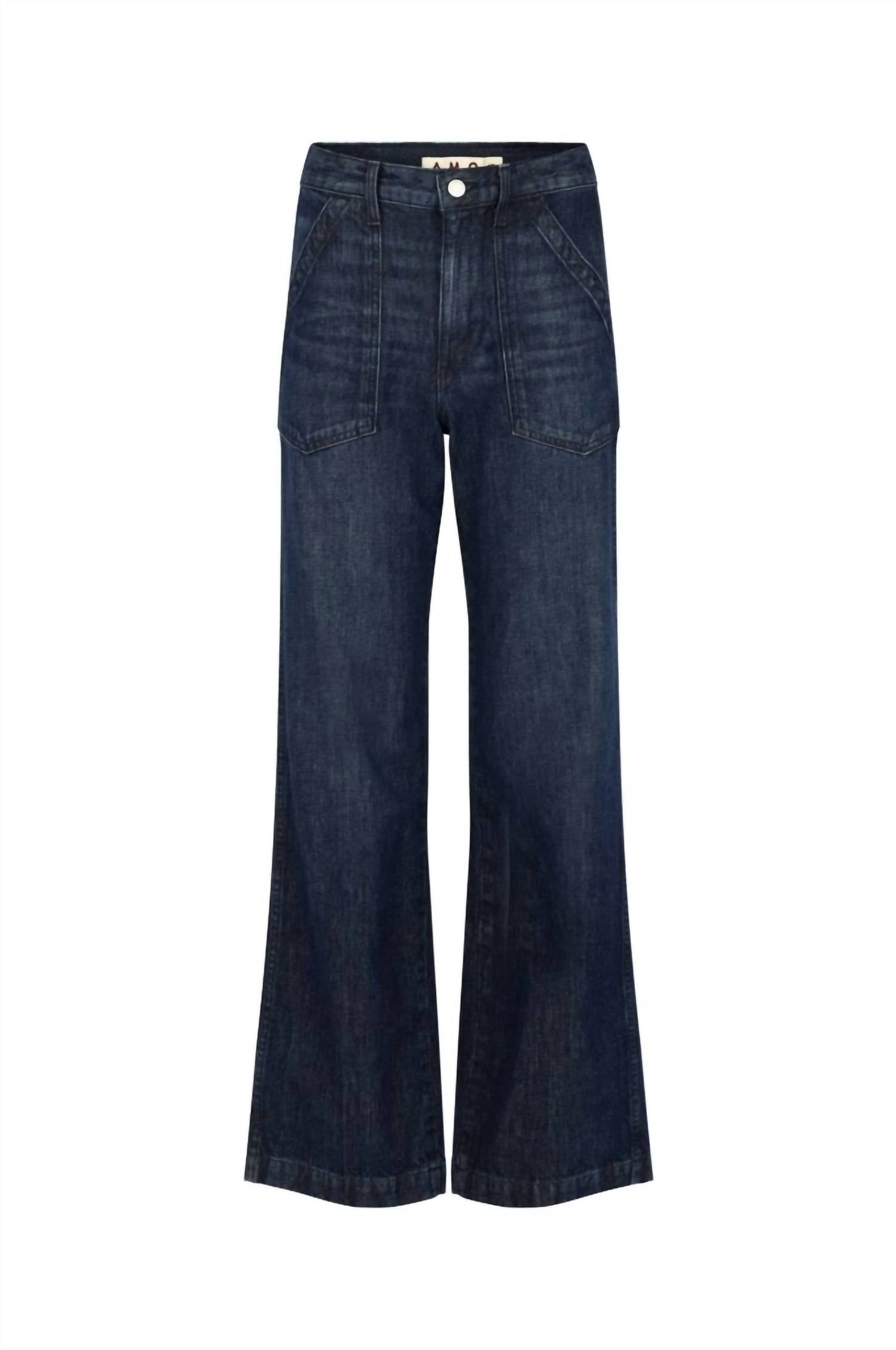 Greta High-Rise Wide-Leg Trousers In Heartthrob