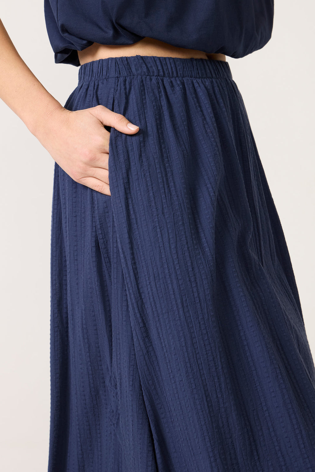 Women's Shadow Stripe Maxi Skirt