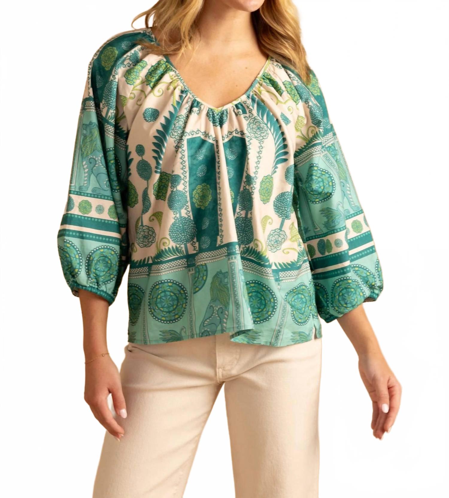 Parterre Par Beatrice Top In Green