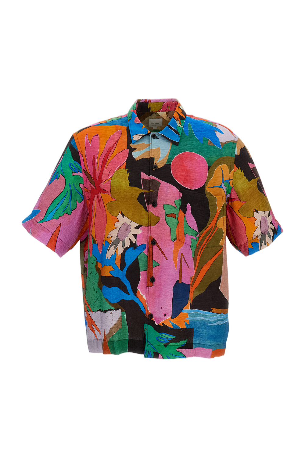 Short-Sleeve Patterned Shirt