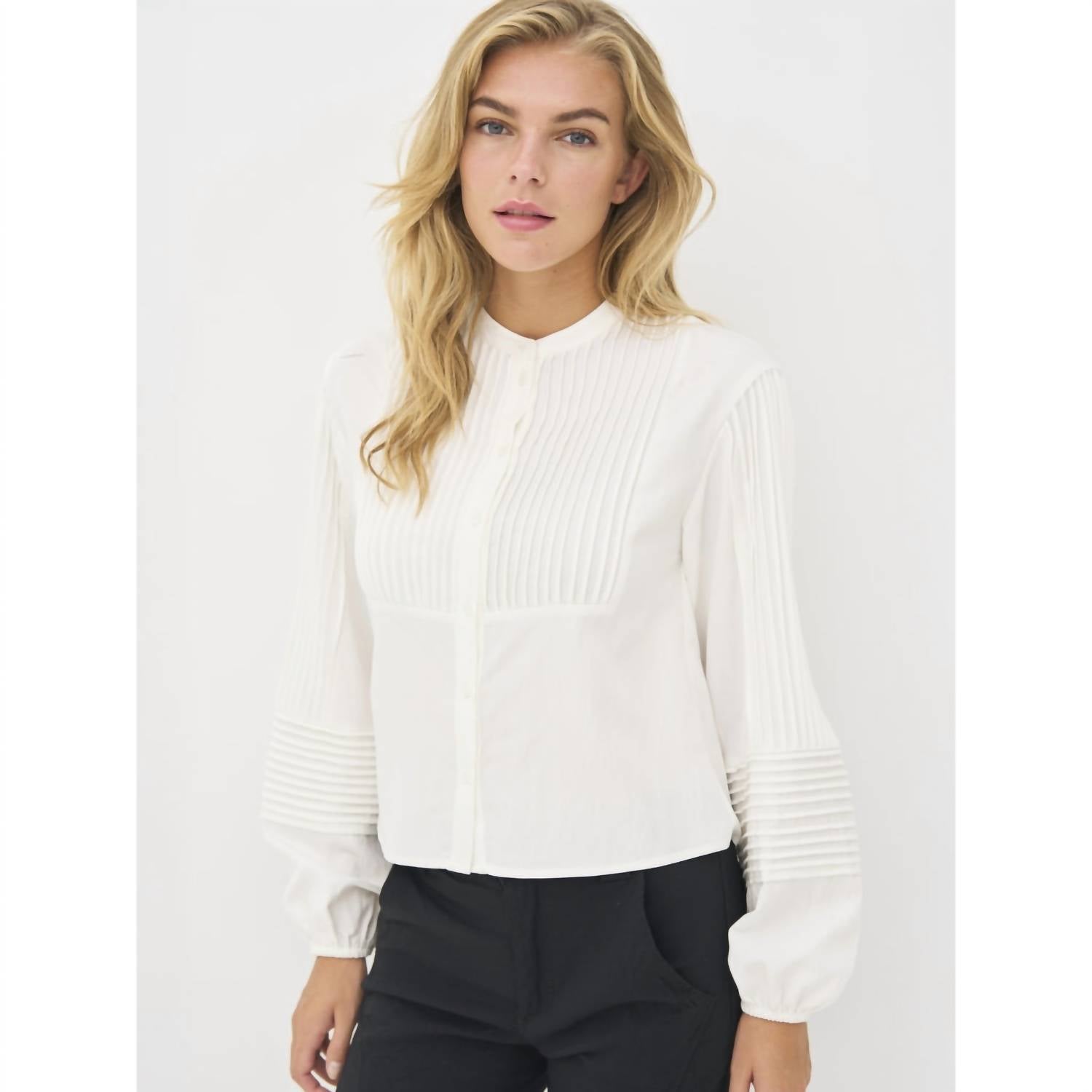 Beo Shirt Top In Creme