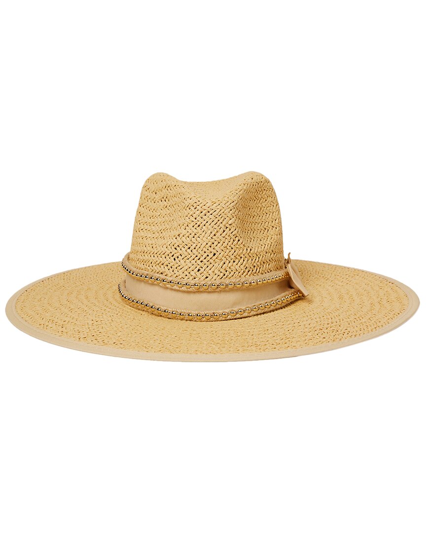 BTB Los Angeles Cassie Studded Rope Straw Hat