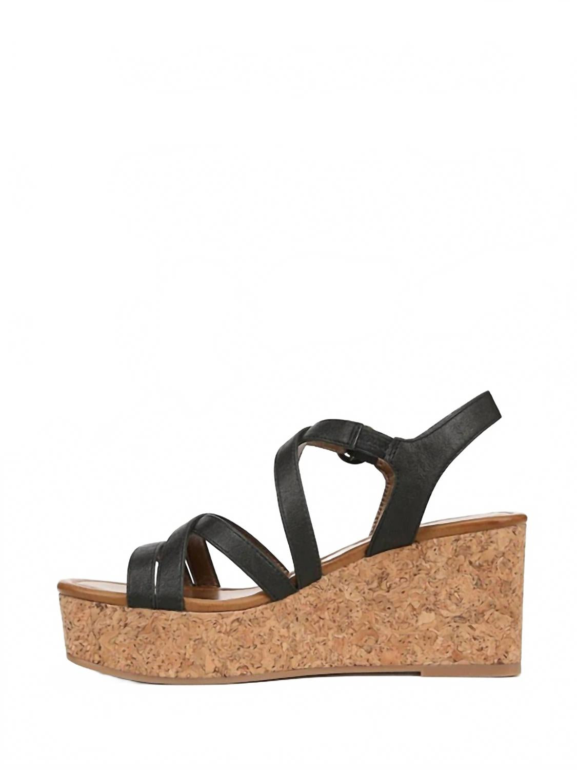 Women's Aurora Wedge Sandals In Black