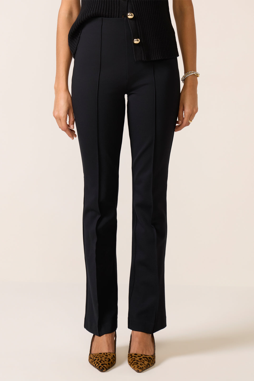 Women's Ponte Micro Flare Pants